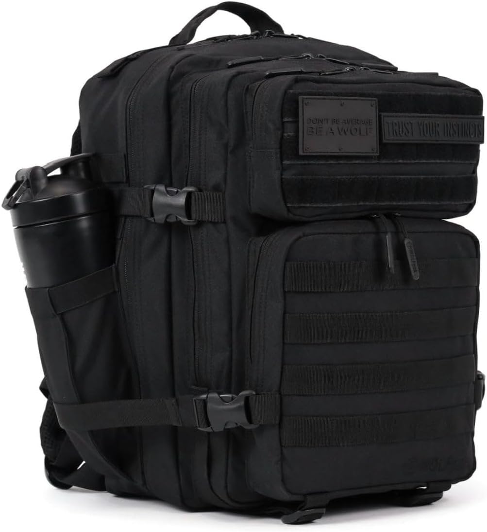 WOLFpak 35L Backpack (NightShade Edition) The Original Backpack. Tactical Bags For The Gym and Travel Bag.