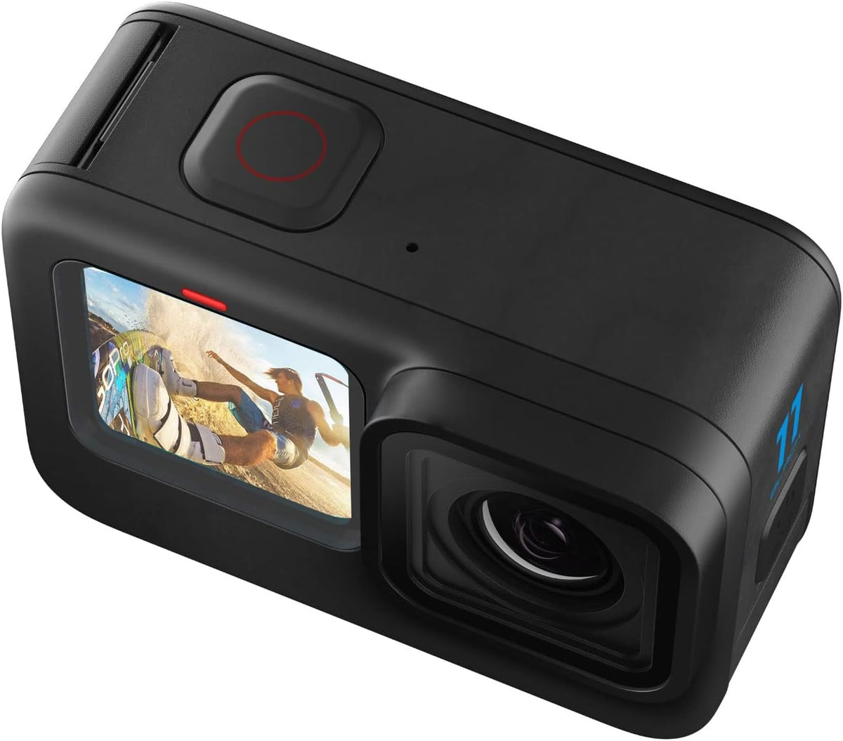 GoPro HERO11 (Hero 11) Black - Waterproof Action Camera with 5.3K Video, 27MP Photos, 1/1.9" Sensor, Live Streaming, Webcam, Stabilization + 64GB Card, 50 Piece Accessory Kit and 2 Extra Batteries