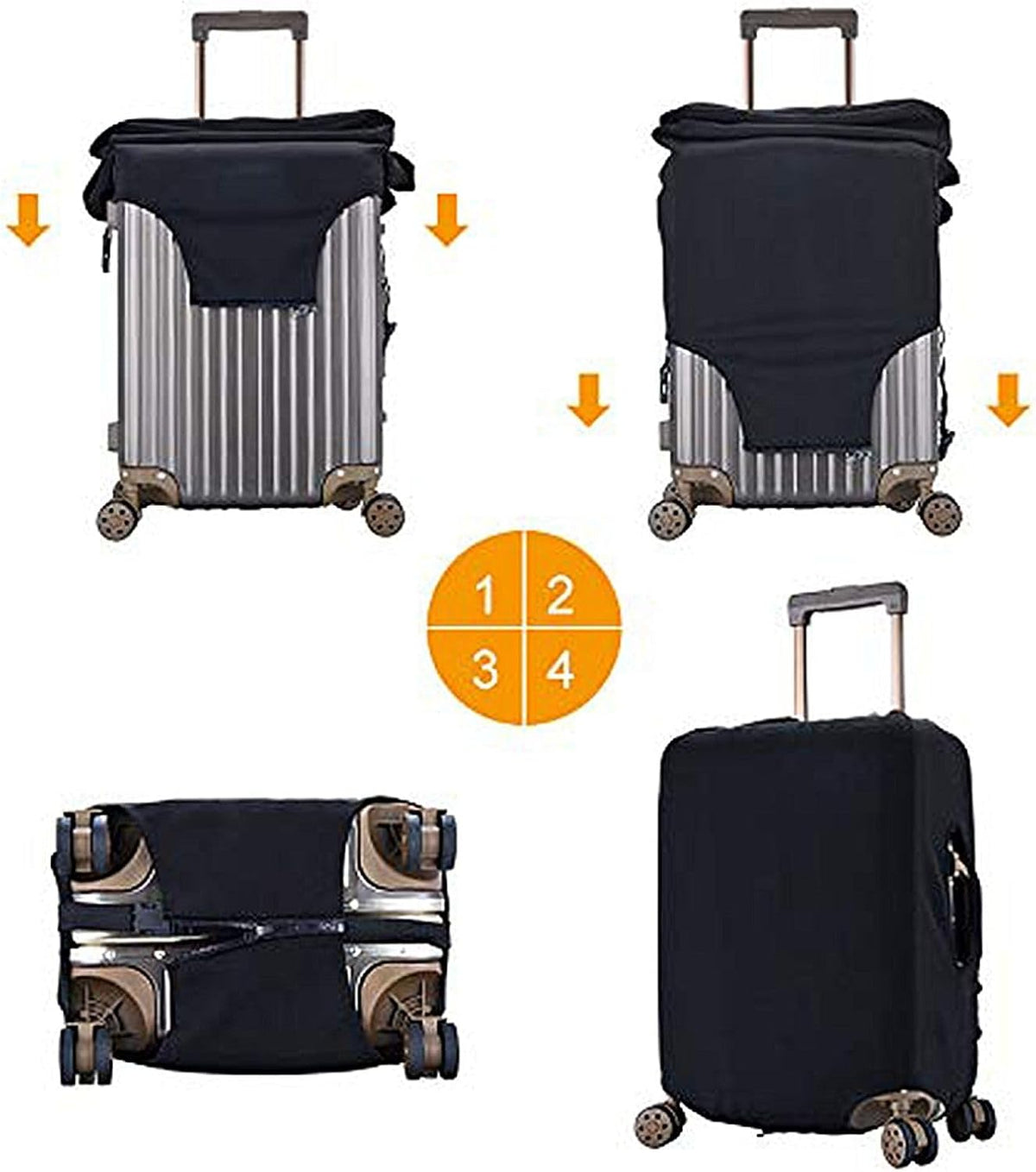 Trip Colored Graffiti Travel-Life Style Luggage Cover Washable Suitcase Protector, Luggage Tag Travel Birthday Gifts For Men Women(XL 29-32 Inch Luggage)