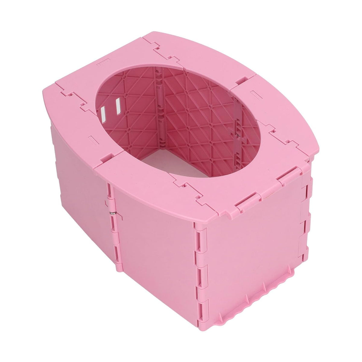 Portable Lightweight Foldable Toddler Potty Baby Toilet Camping Travel (Pink)