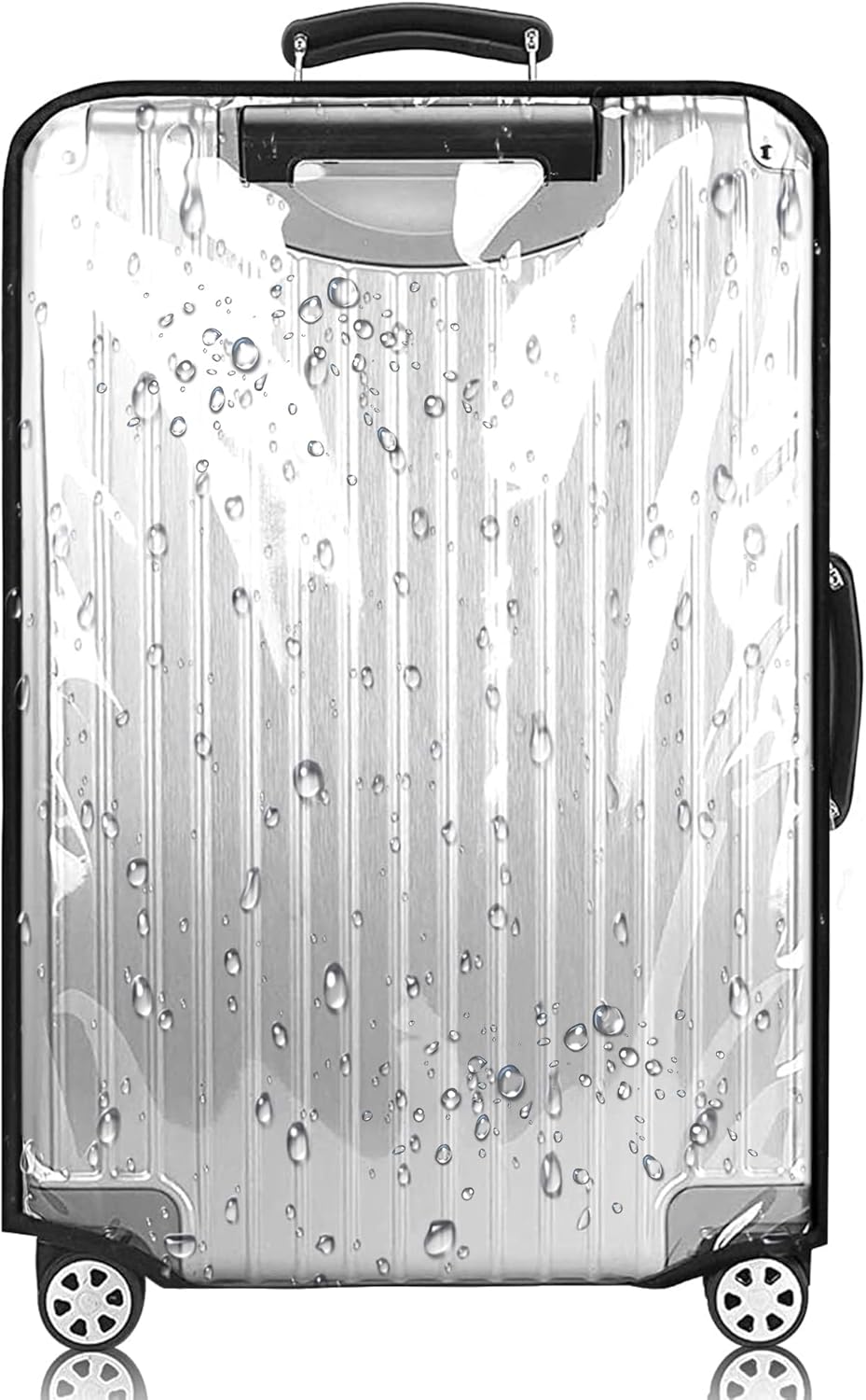 28 Inch PVC Luggage Protector Cover for TSA Approved Clear Suitcase Protector 28-29 Inch Transparent Luggage Protective Cover Case Suitable for 28"-29"