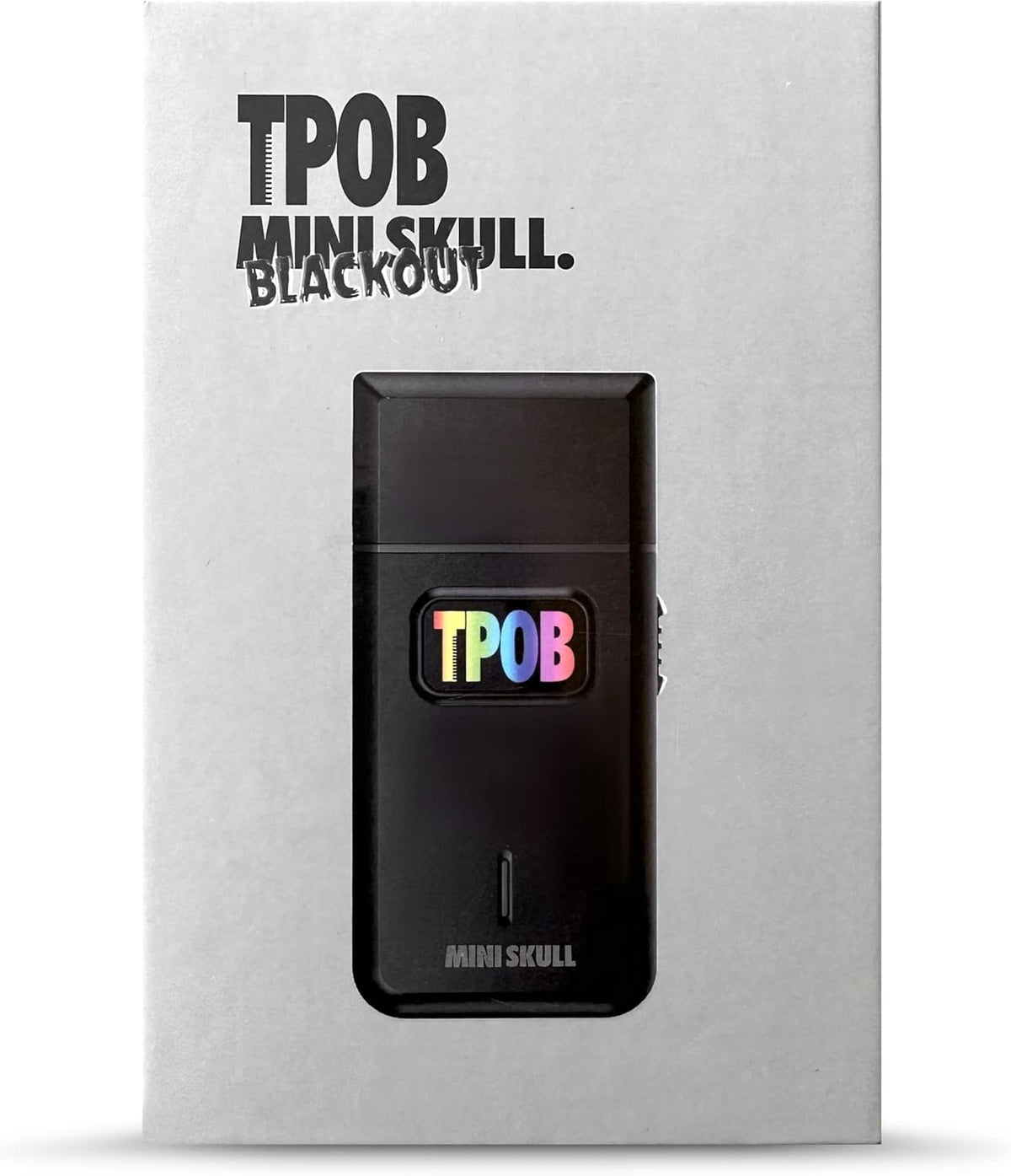 TPOB Mini Skull Single Shaver Compact Design That can fit in Your Pocket with a Turbo Charged Motor, Perfect for Both Professional and at-Home use (Black)