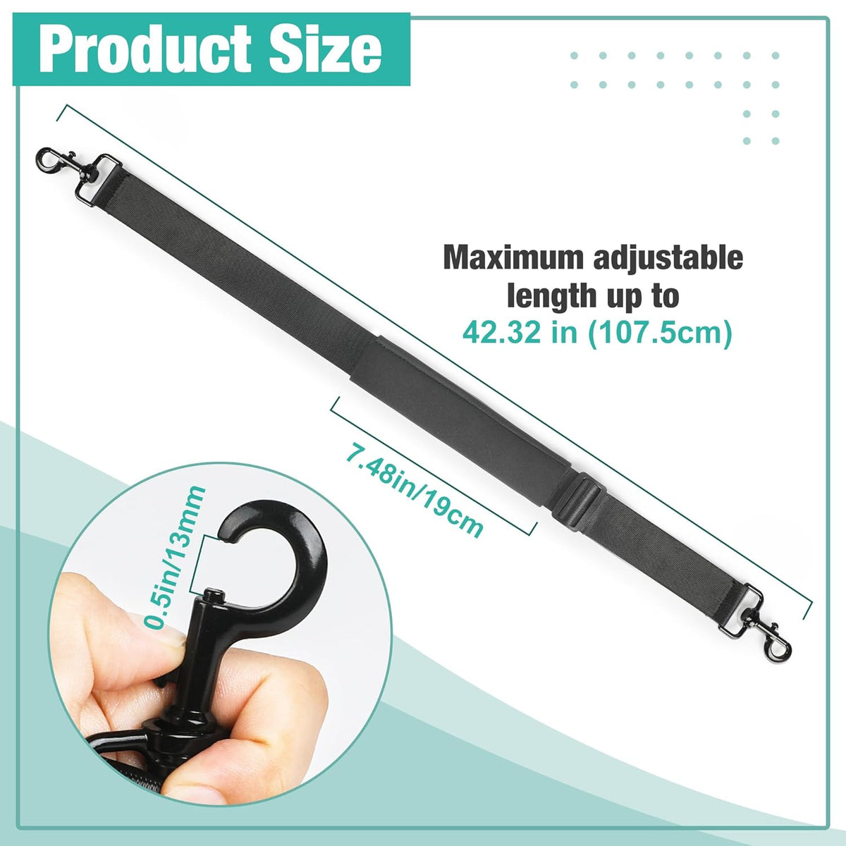 Adjustable Stroller Straps for Babyzen Yoyo yoyo2, Stroller Carry Strap for Gifts, Parents, Travel, Outdoor, Airplane Travel