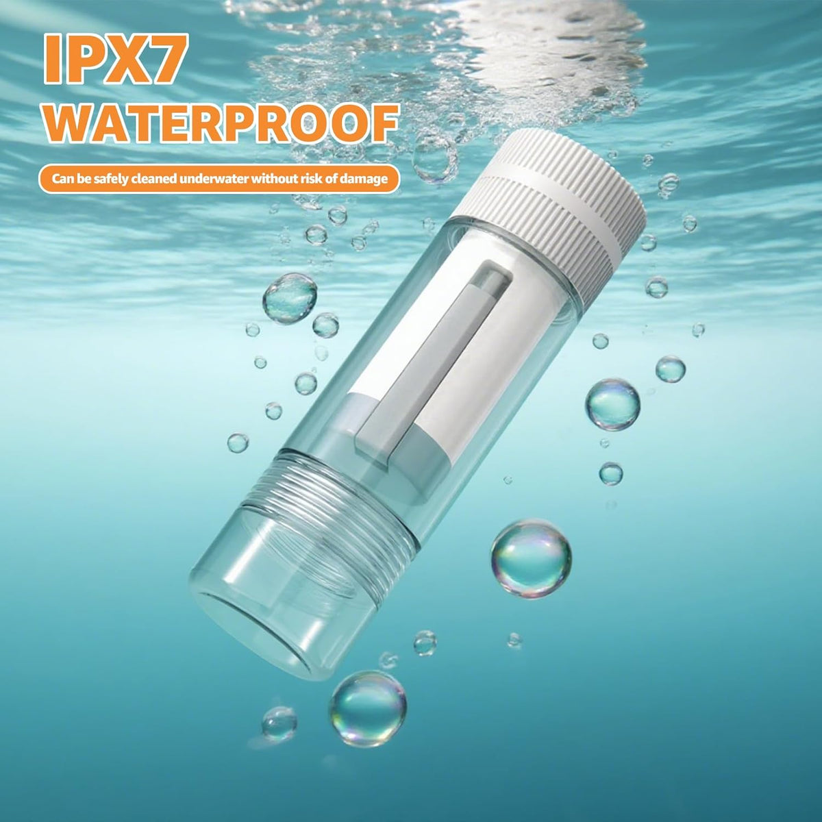 Portable Bidet for Travel, USB-C Rechargeable Handheld Sprayer with 525ml Expandable Water Tank, 3 Pressure Modes & 180° Rotatable Nozzle, IPX7 Waterproof Electric Bidet for Personal Hygiene