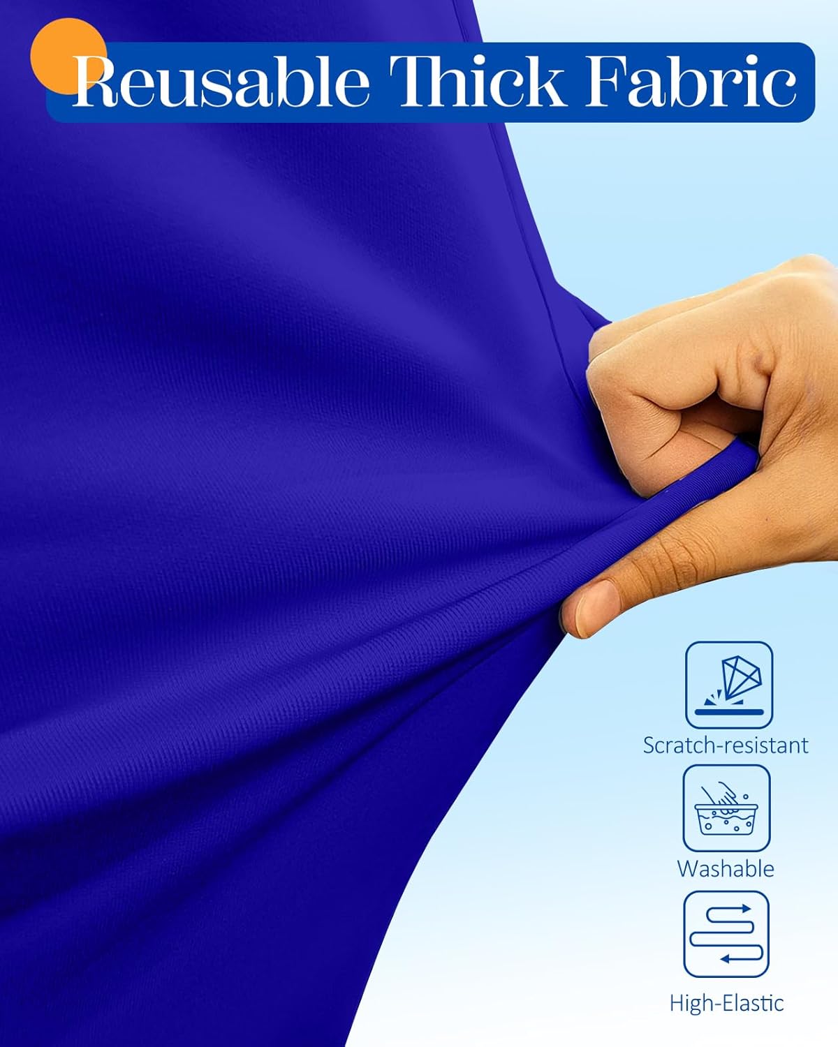 Slohif Luggage Cover for Suitcase Tsa Approved Protector - Luggage Sleeve Suit Case Cover Travel Stretch Large Baggage Case Protective Washable Fit 30-32 Inch Blue