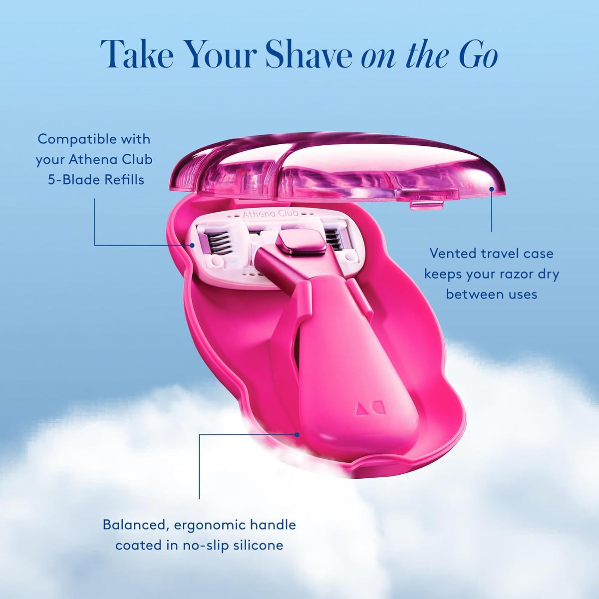 Women's Mini Travel Razor - Trial Size - Super Pink
