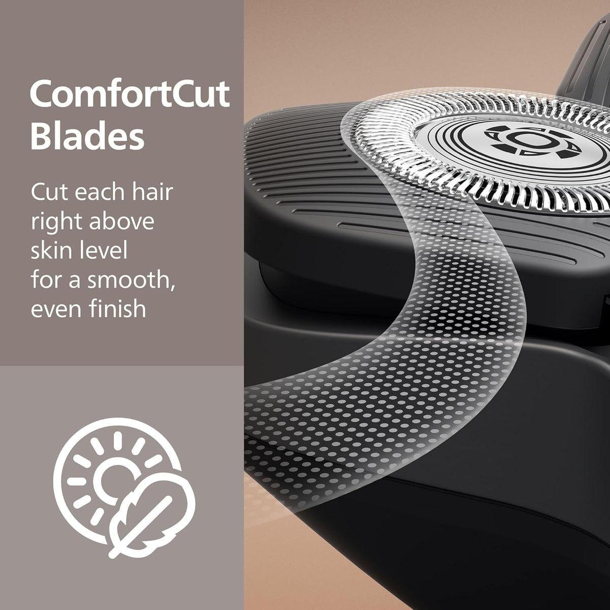 Philips Norelco Head Shaver Pro 7000 Series - Skull Shaver for Men and Women, 360° Flexing Head & ComfortCut Blades for Clean Shave, Gentle on Skin, Model HS7980/40