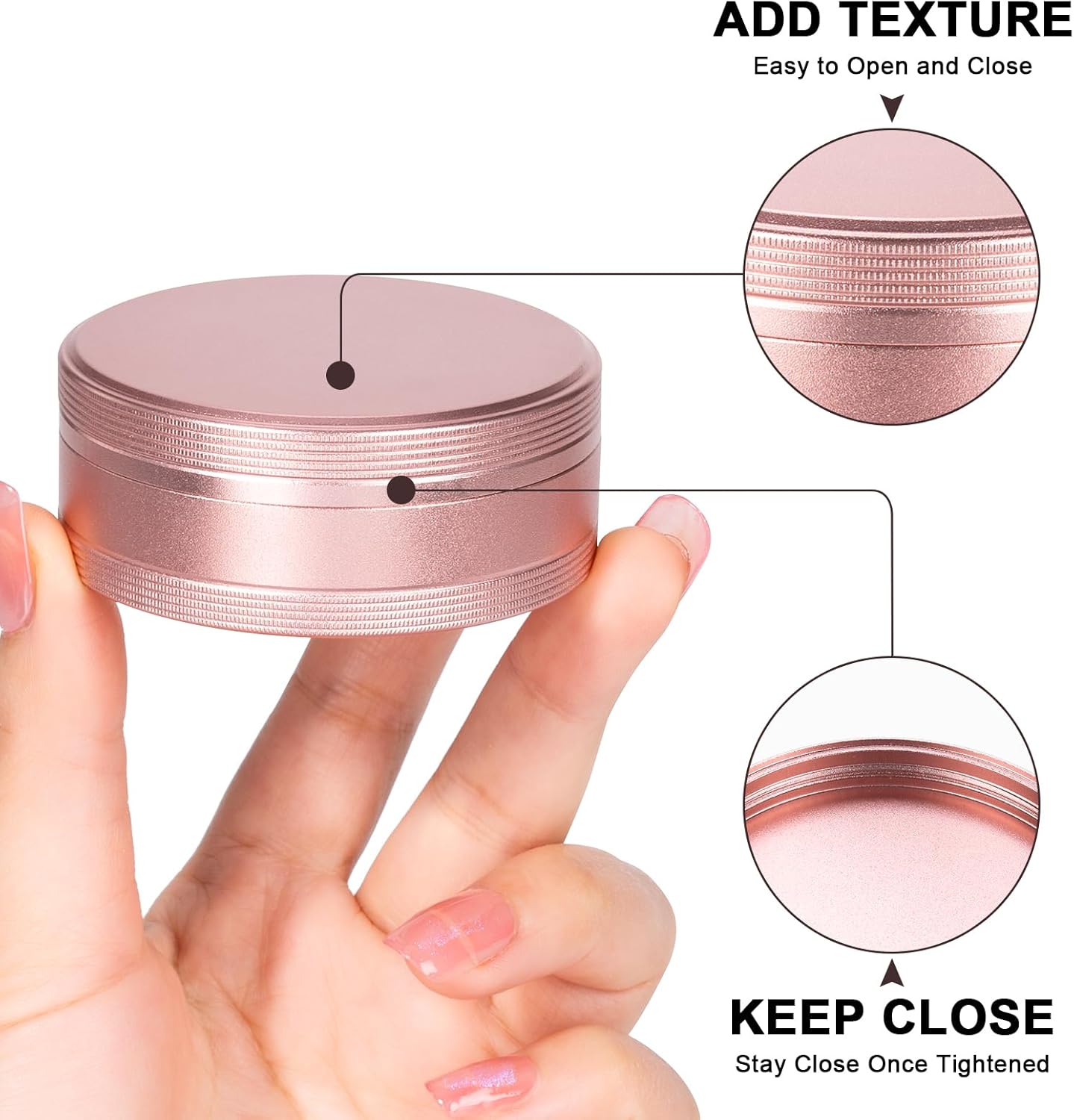 Metal Pill Box 3 Compartment - Waterproof Pill Container for Pocket or Purse, Portable Travel Pill Organizer Heavy Duty Daily Pill Case for Medication, Vitamin