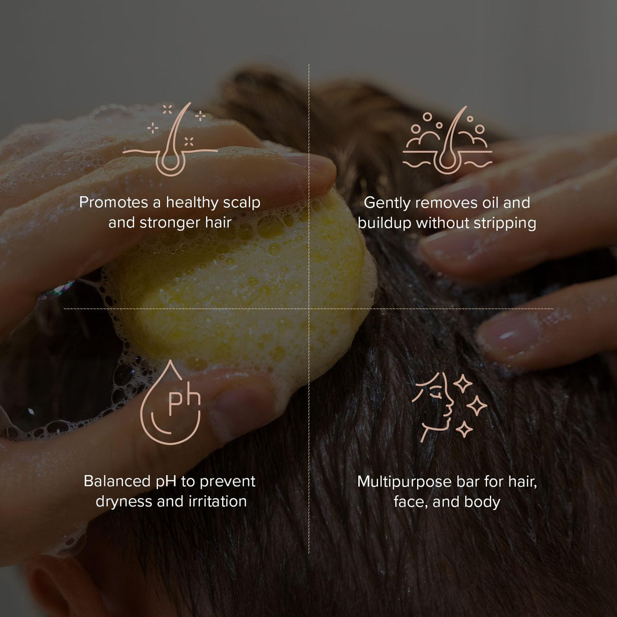 Maka Nature Low-Carbon Shampoo Bar | Korean K-Beauty Haircare with Natural Ingredients for Scalp & Hair Types | Vegan, Eco-Friendly, pH balanced, 3.35oz (Cooling)