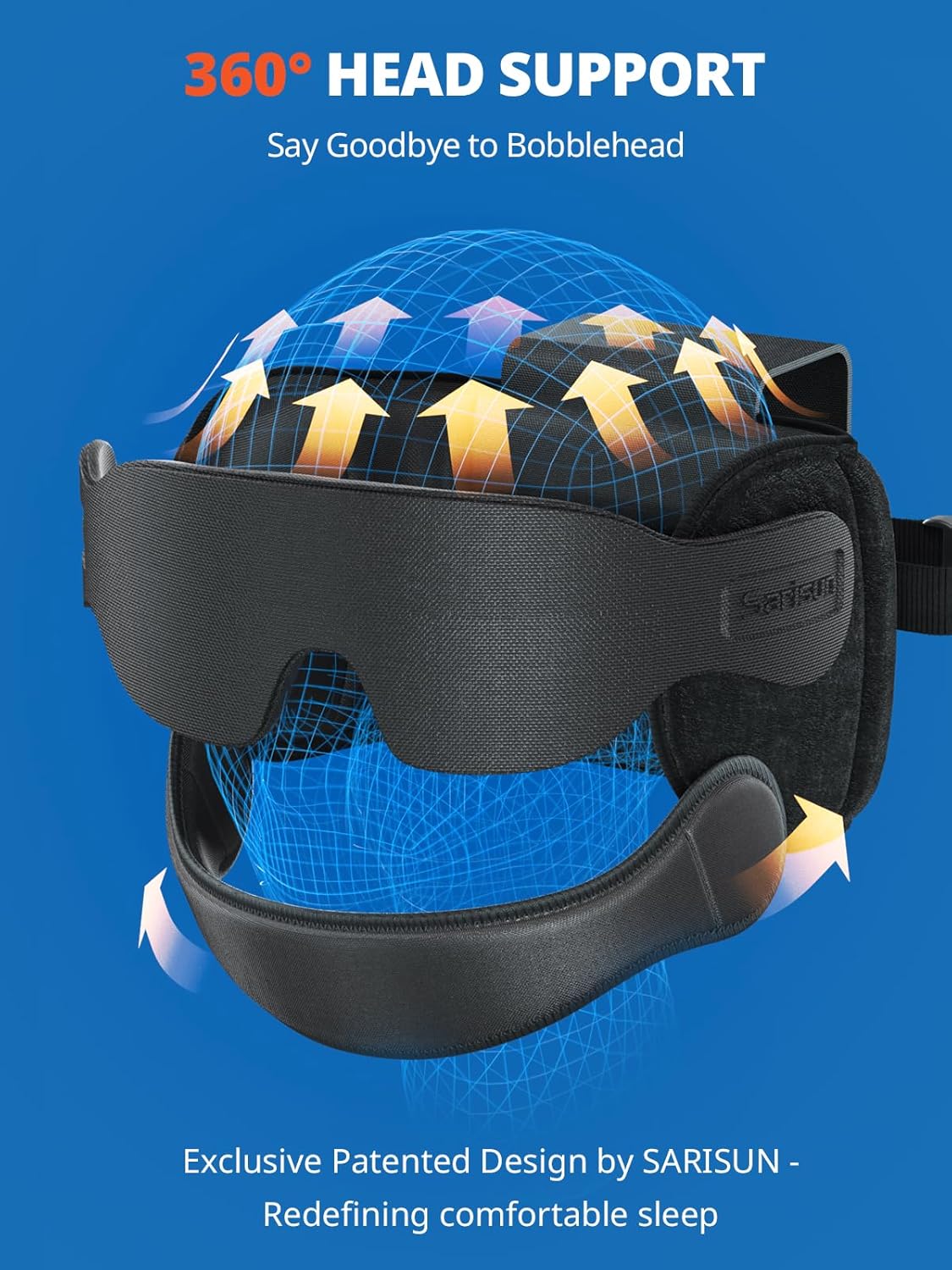 Travel Pillow Combo with Chin Strap, Airplane Pillows with 3D Eye Mask for Sleeping, 360° Support Plane Head Strap for All Plane Seats, Long Flights Essentials, Stop Bobblehead, Pink