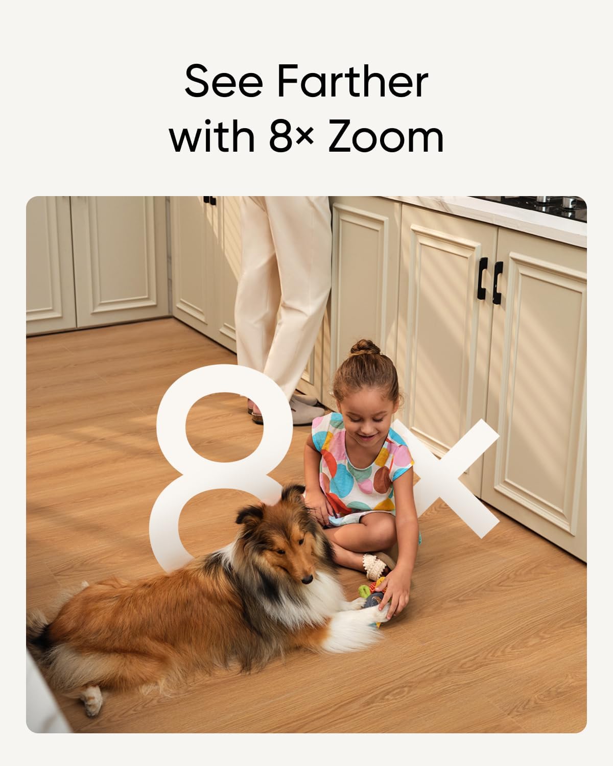 eufy Security Indoor Cam S350, Dual Cameras, 4K UHD Security Camera with 8× Zoom, 360° Camera, Baby Monitor, Pet Camera, Human/Pet Detection, AI Tracking, 2.4G/5G Wi-Fi, Plug in