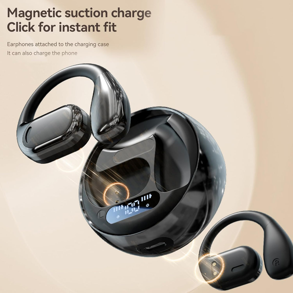 Wireless Earbuds, Real-Time AI Translation Earbuds,144 Languages Language Translator Earbuds, AI Wireless Bluetooth Headphones, Translating Earbuds, Ear Pods Wireless, Perfect for Travel, Business