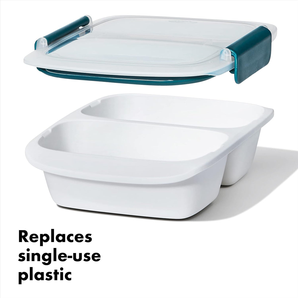 OXO GG PREP AND GO 2 CUP DIVIDED CONTAINER