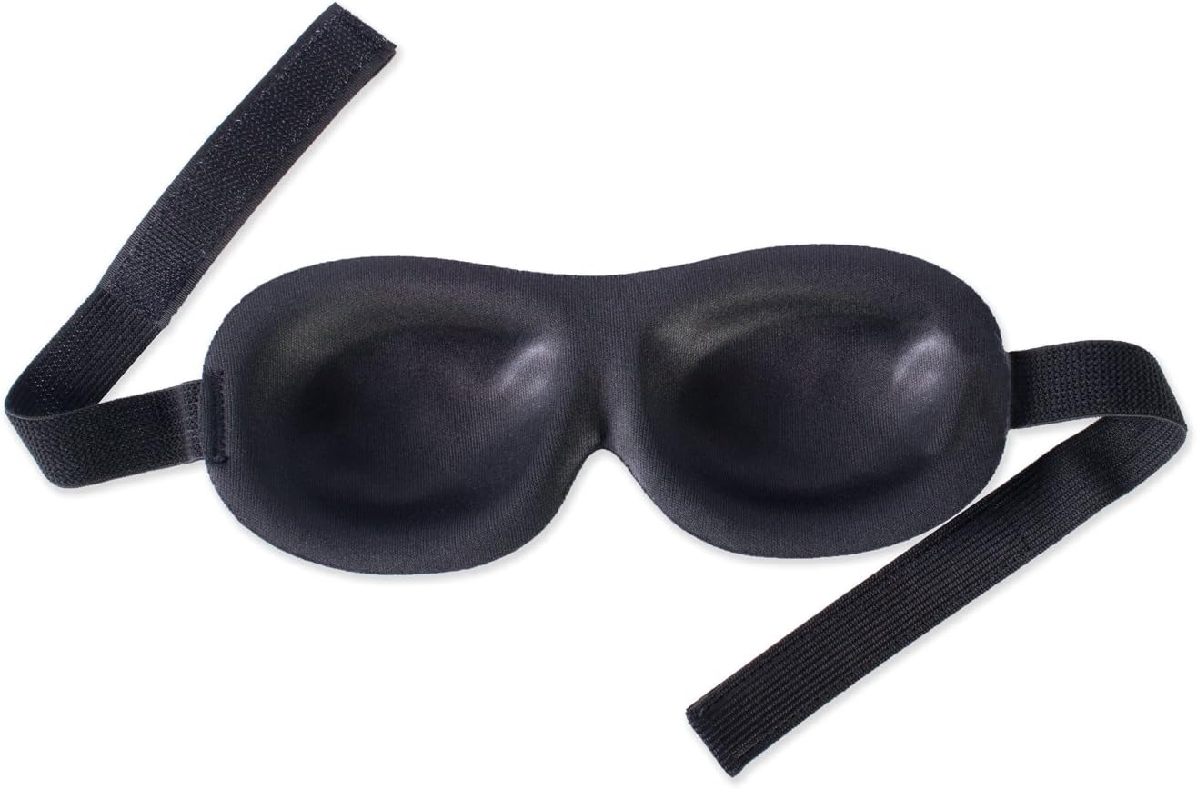 Bucky Ultralight Travel & Sleep Chevron Eye Mask, Violet, One Size