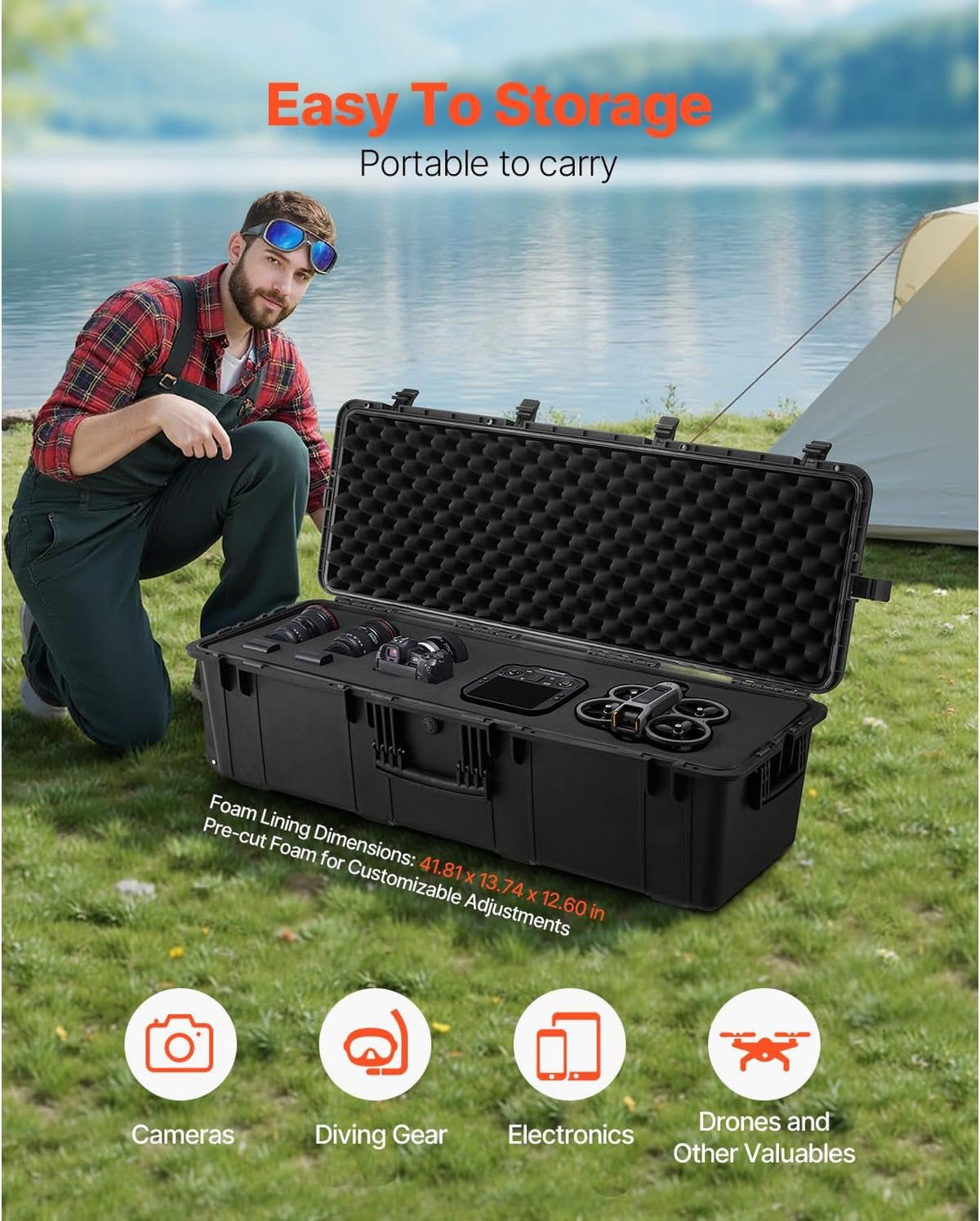 Vevor Weatherproof Hard Case