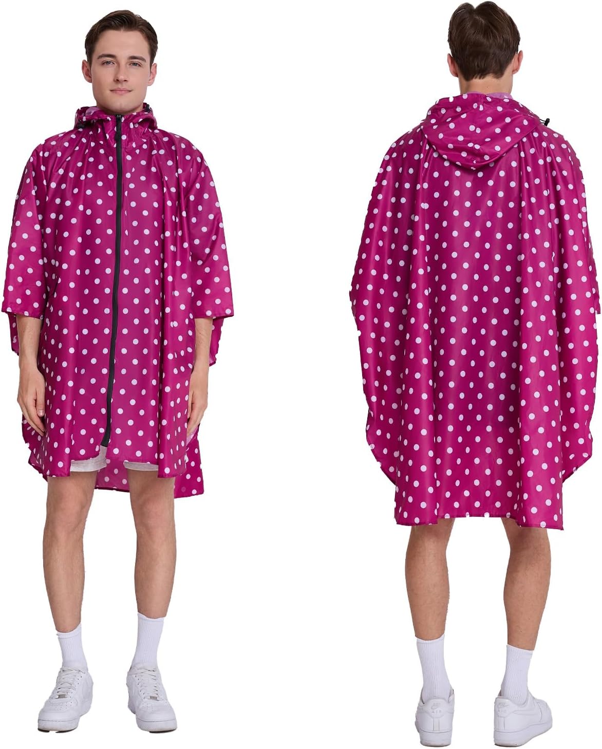 Cloak raincoat Unisex poncho Adult hooded men and women with pockets Mountaineering hiking rainstorm prevention