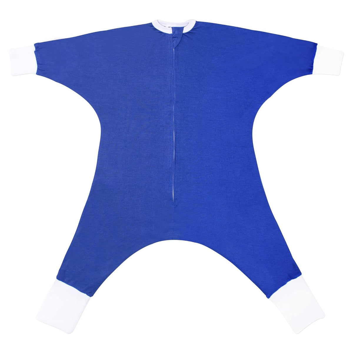 SleepingBaby Flying Squirrel Toddler Pajamas with Practical Zipper for Quick Diaper Changes and Travel Comfort - Navy - 2-3T