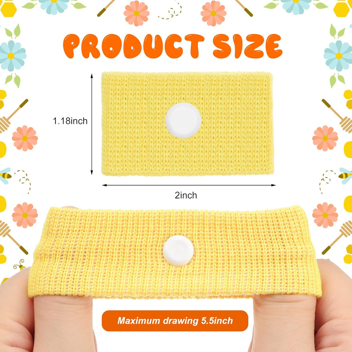 Cindeer 40 Pieces Motion Sickness Bands for Kids Adults Anti Nausea Wristbands Sea Sickness Adjustable Relief Acupressure Wrist Bands for Car Pregnancy Ride Sea Flying Travel
