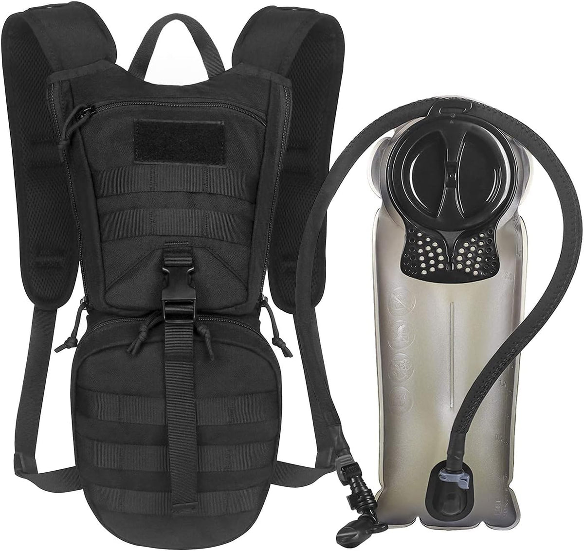 Unigear Tactical Hydration Packs Backpack 1050D with 3L Water Bladder, Thermal Insulation Pack Keeps Liquid Cool up to 4 Hours for Hiking, Cycling, Hunting and Climbing