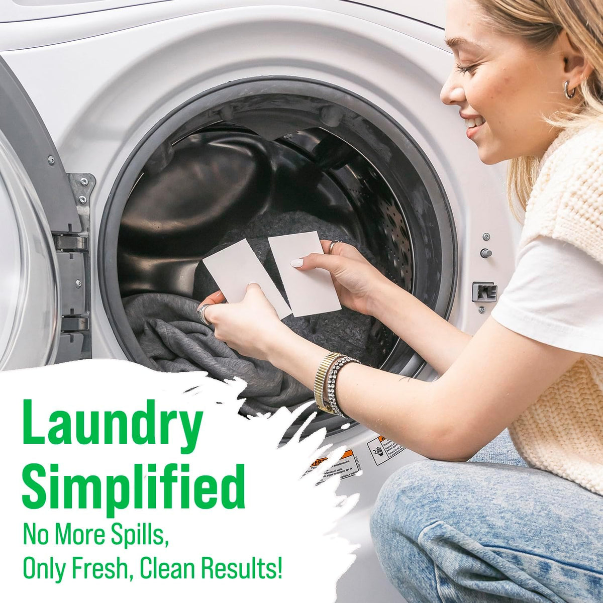 Rockin' Green Hard Rock Travel Laundry Detergent Sheets for Hard Water - Mess-Free Laundry Sheet Detergent with Sodium Bicarbonate - Easily Dissolvable Laundry Soap Sheets (104 Loads, Lavender Mint)