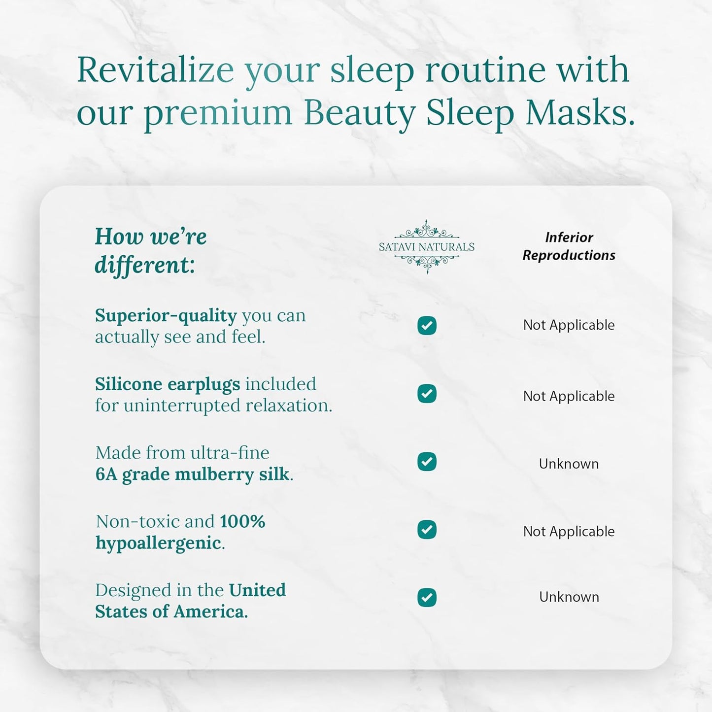 Mulberry Soft Silk Eye Mask for Sleeping with Ear Plugs & Luxury Bag - Cooling Night Eye Covers Face Mask for Women - Blindfold Travel Eye Mask Blocking Out Light - Champagne