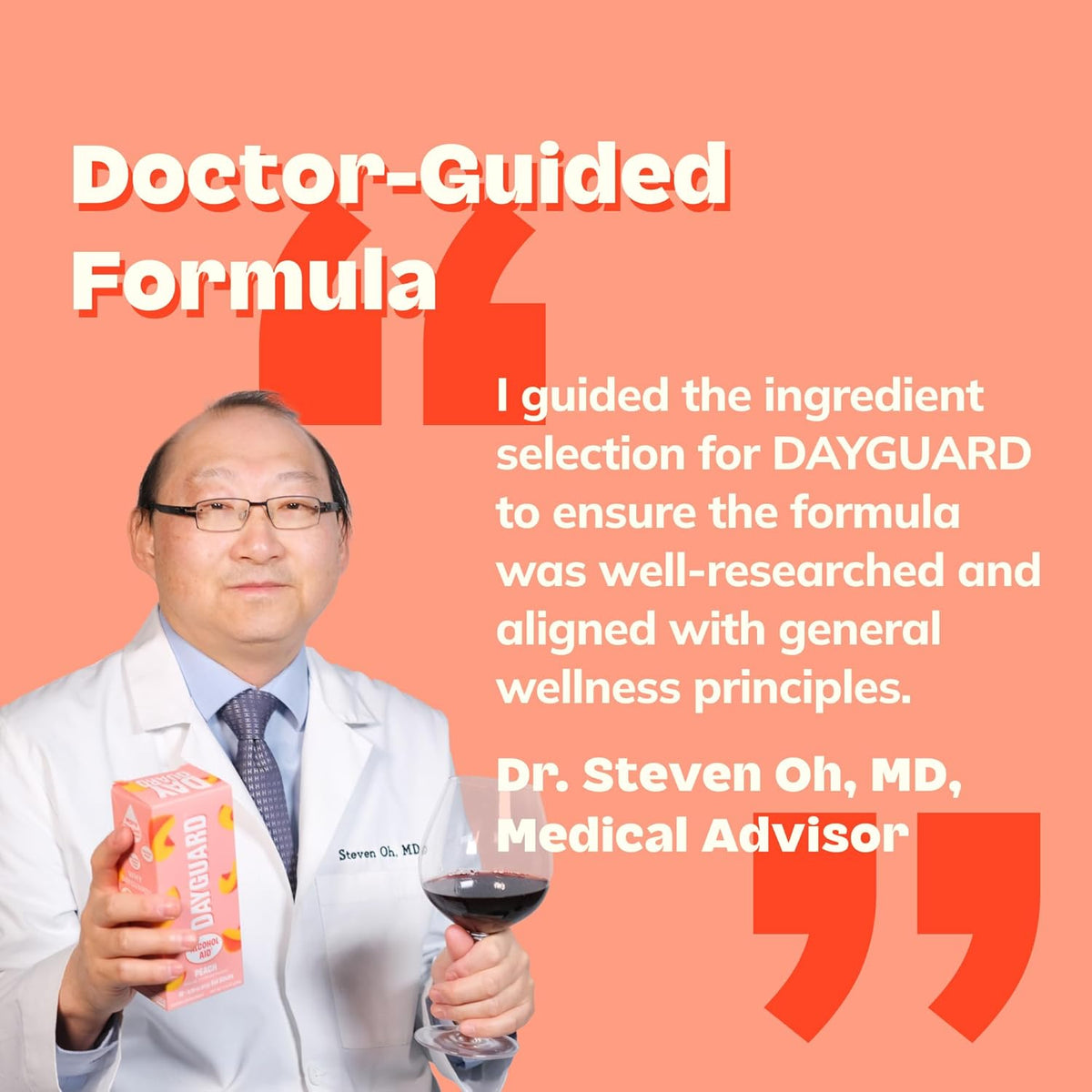 DAYGUARD — Doctor-Formulated Jelly to Feel Better After Drinking & Support Your Liver | Pre Alcohol Aid & Pre Drinking Prevention | DHM, L-Cysteine, Turmeric, Korean Pear | Peach Flavor | 22g × 10