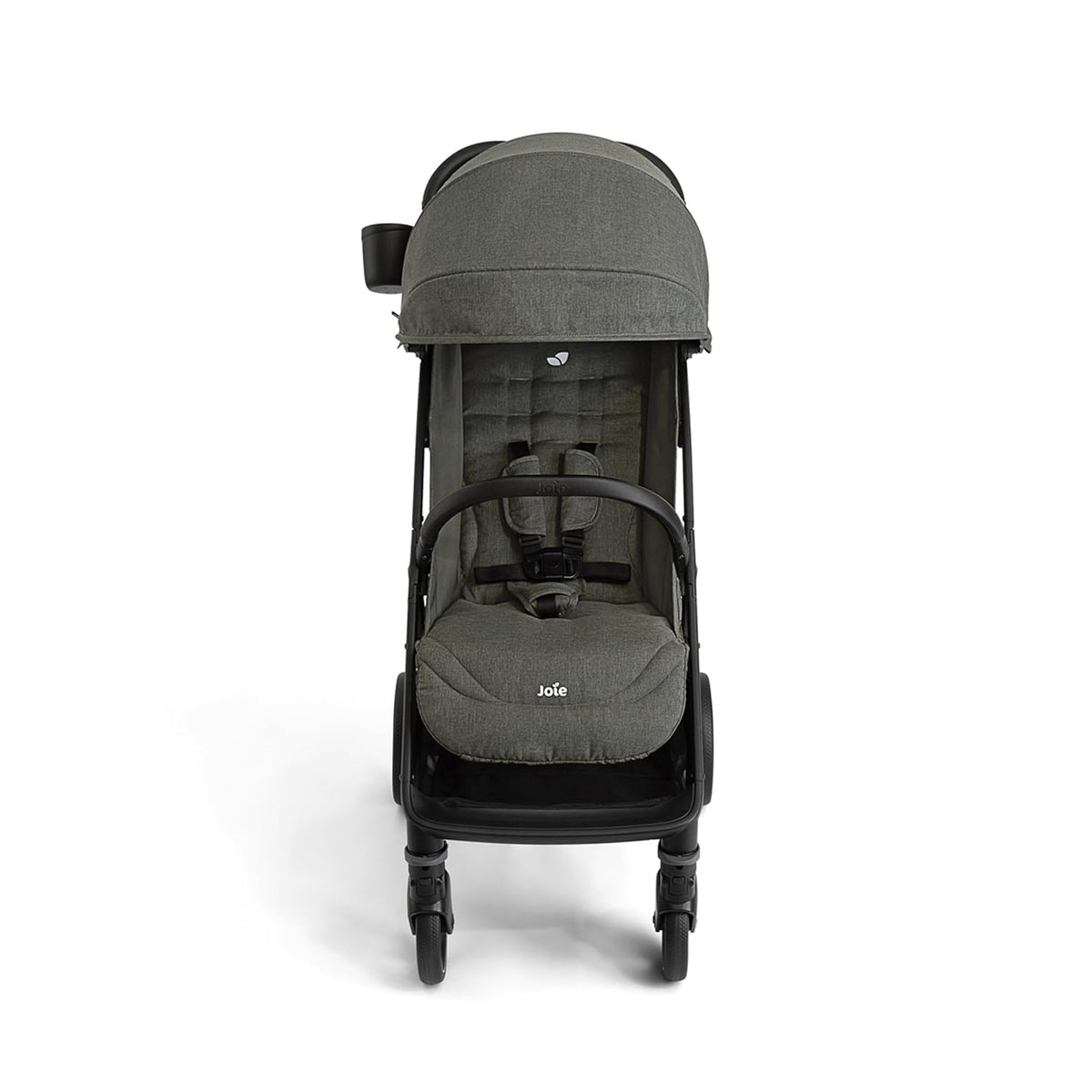 Joie Nutmeg Compact Stroller – Lightweight and Compact Stroller with One-Hand Fold (Evergreen)