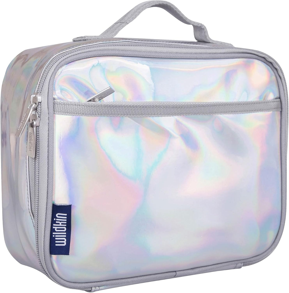 Wildkin Kids Insulated Lunch Box – Durable and Reusable for School & Travel - Holographic