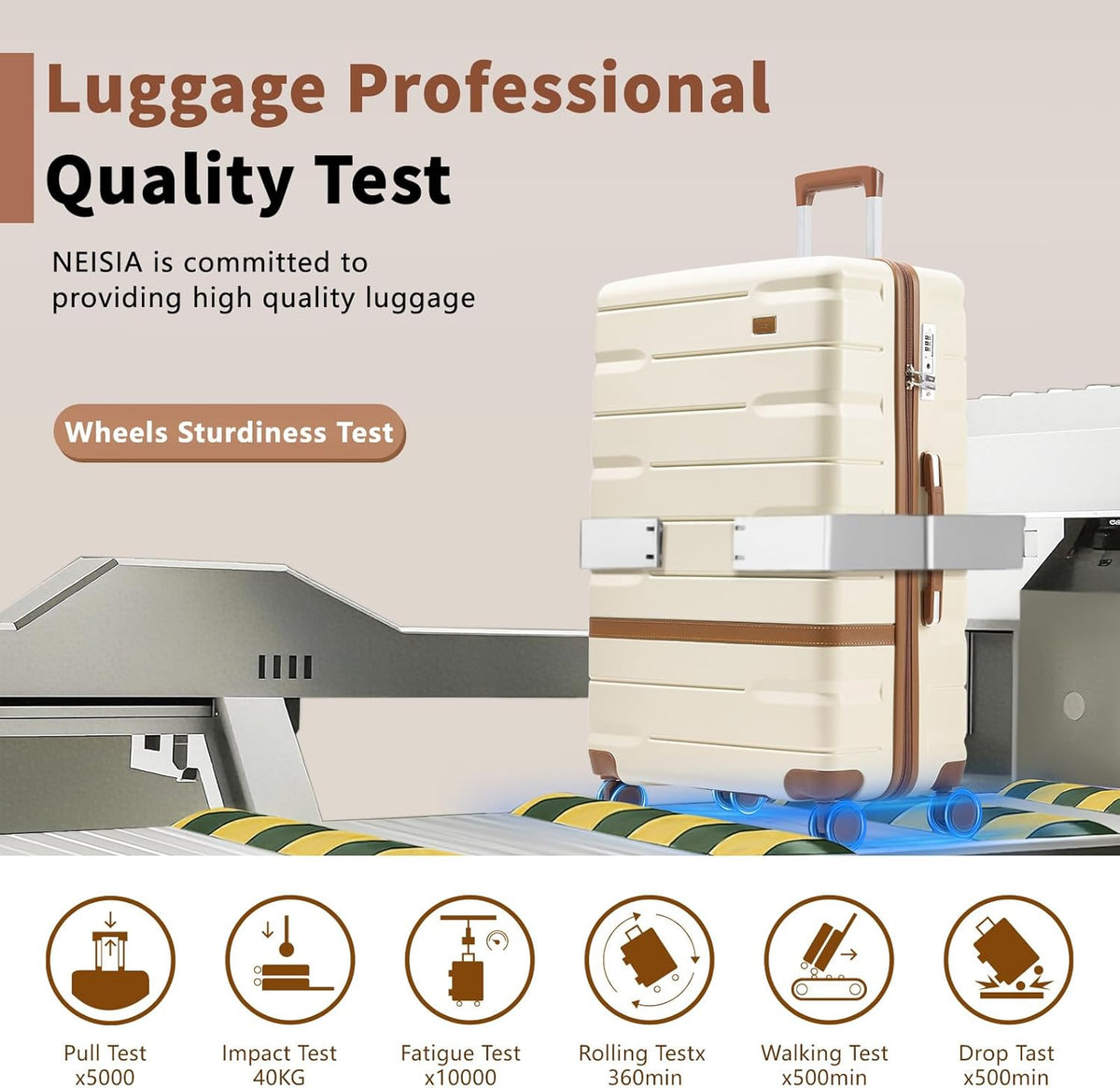 Luggage Sets Lightweight Hard Shell Suitcases with Spinner Wheels for Family Travel - Durable PC+ABS Material Carry On Luggage YKK Zippers (Gray, 6 Piece Sets (18/20/24/28/DB/TB))