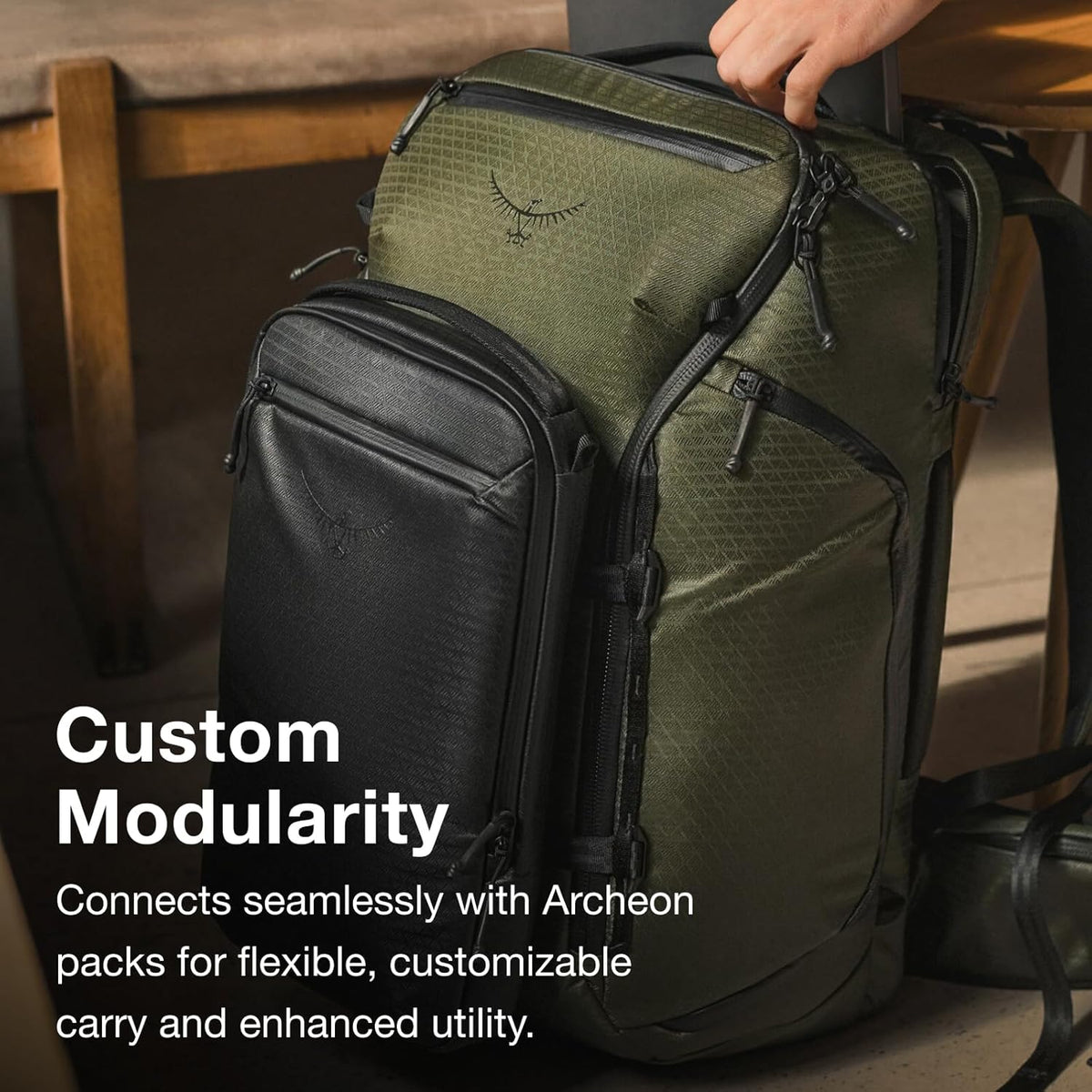 Osprey Archeon 40L Travel Pack, Black
