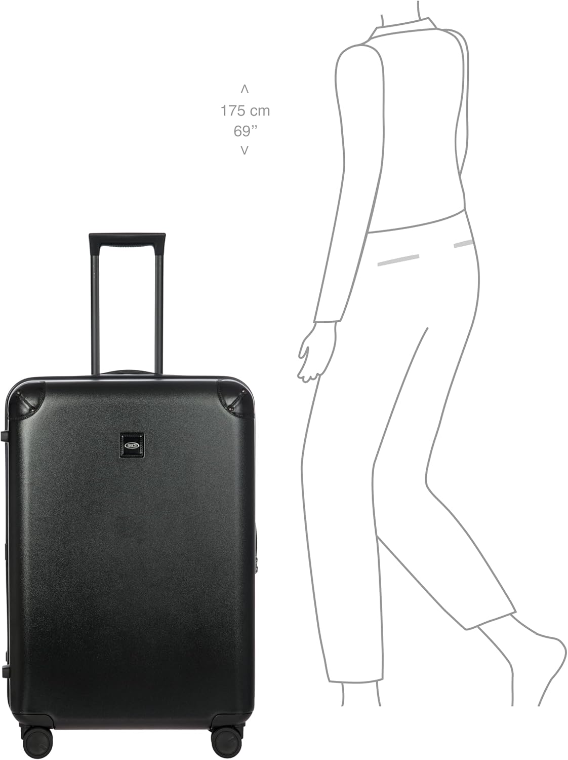 Bric's Amalfi 30" Spinner Luggage Lightweight Expandable Suitcase