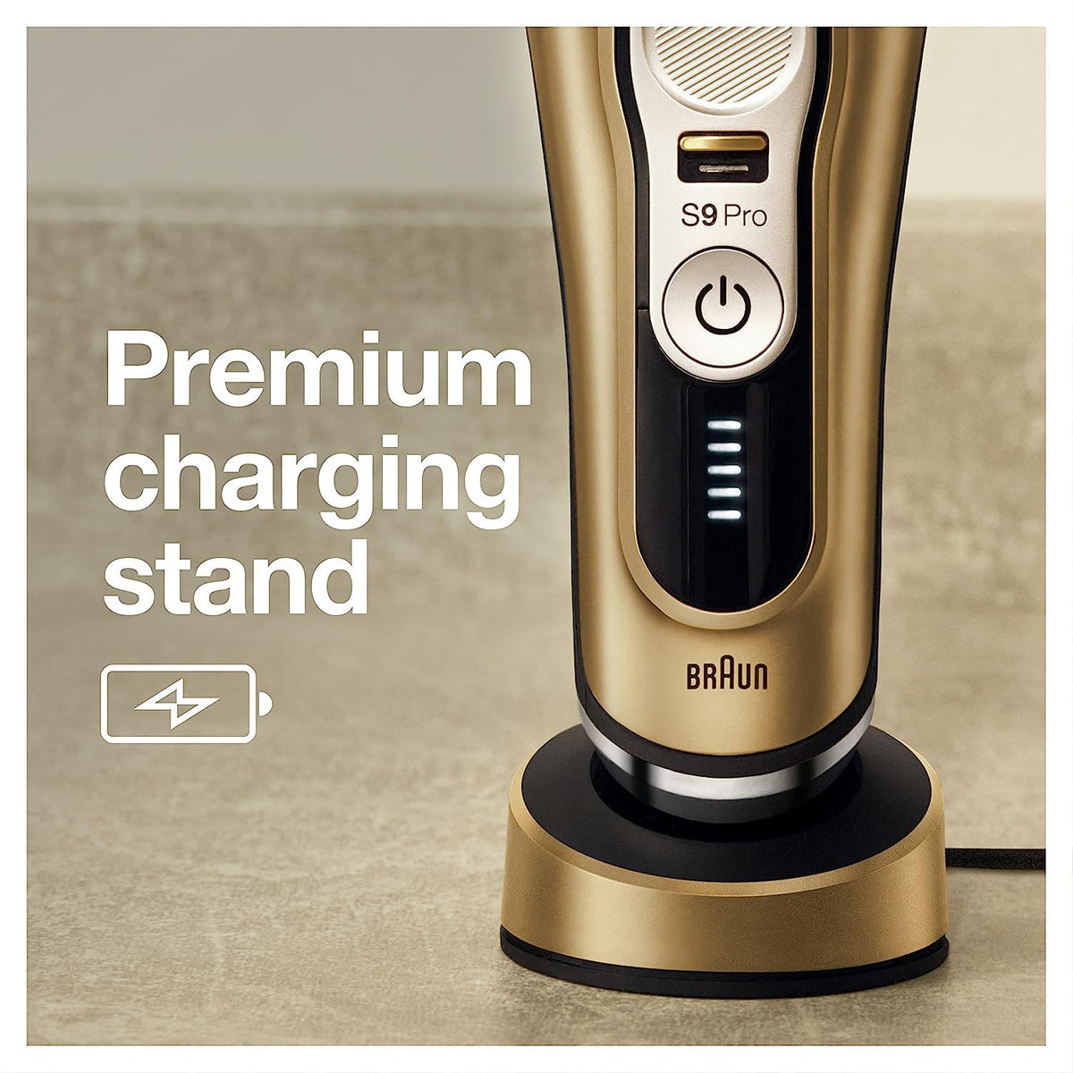 Braun Series 9 Pro 9419s Electric Shaver for Men, Wet & Dry Shave, Shaving Kit with 4+1 Head with ProLift Trimmer