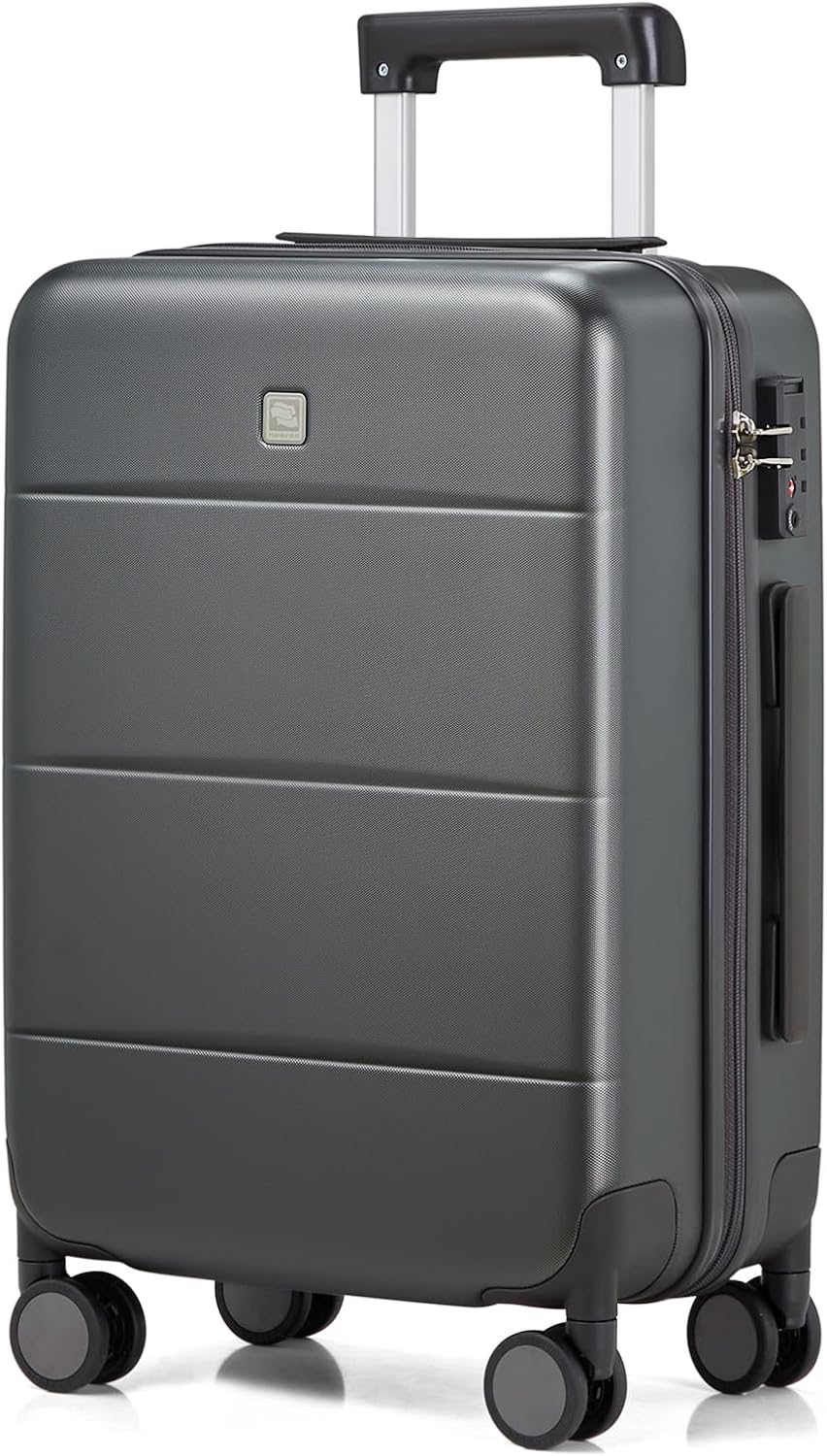 Hanke 26 Inch Luggage Large Suitcase With Spinner Wheels Tsa Luggage Suitcases Hard Case Luggage For Women & Men Rolling Checked Luggage(Graphite Grey)