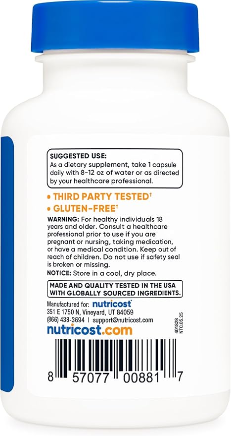 Nutricost Bilberry Capsules 1200mg Equivalent (90 Vegetarian Capsules) - Gluten Free and Non-GMO