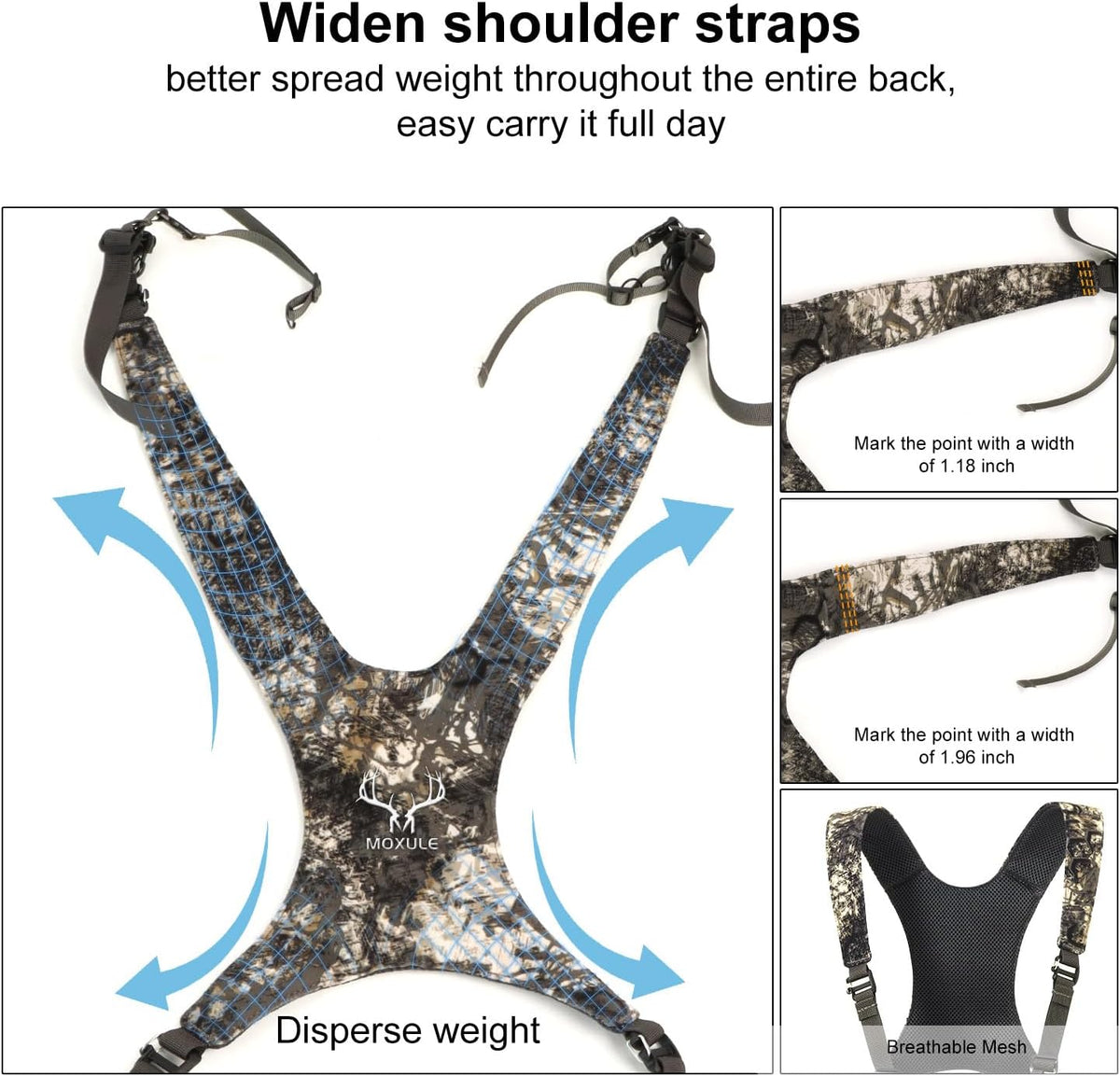 Binocular Harness Chest Pack: Waterproof Bino Case with Rangefinder Pocket for Birdwatching and Hiking