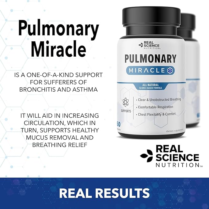 Offers Pulmonary Miracle 3 Pack, COPD Relief for Shortness of Breath, wheezing, and Cough