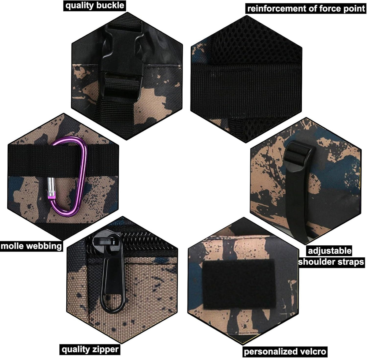 Hiking Backpack for Men 70L/100L Camping Backpack Military Rucksack Molle 3 Days Assault Pack for Climbing