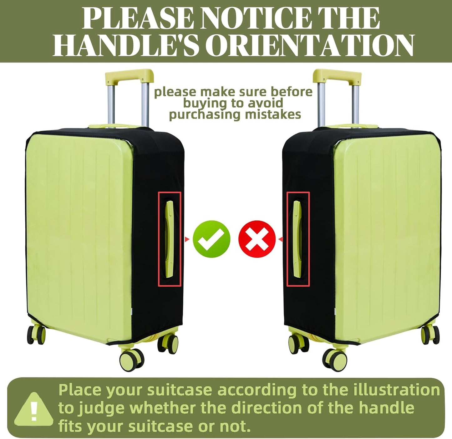 Clear Luggage Cover Protectors For Suitcases,Elastic Transparent waterproof PVC Suitcase Covers Protector Fit 20-30 Inch wheeled Luggage (28")
