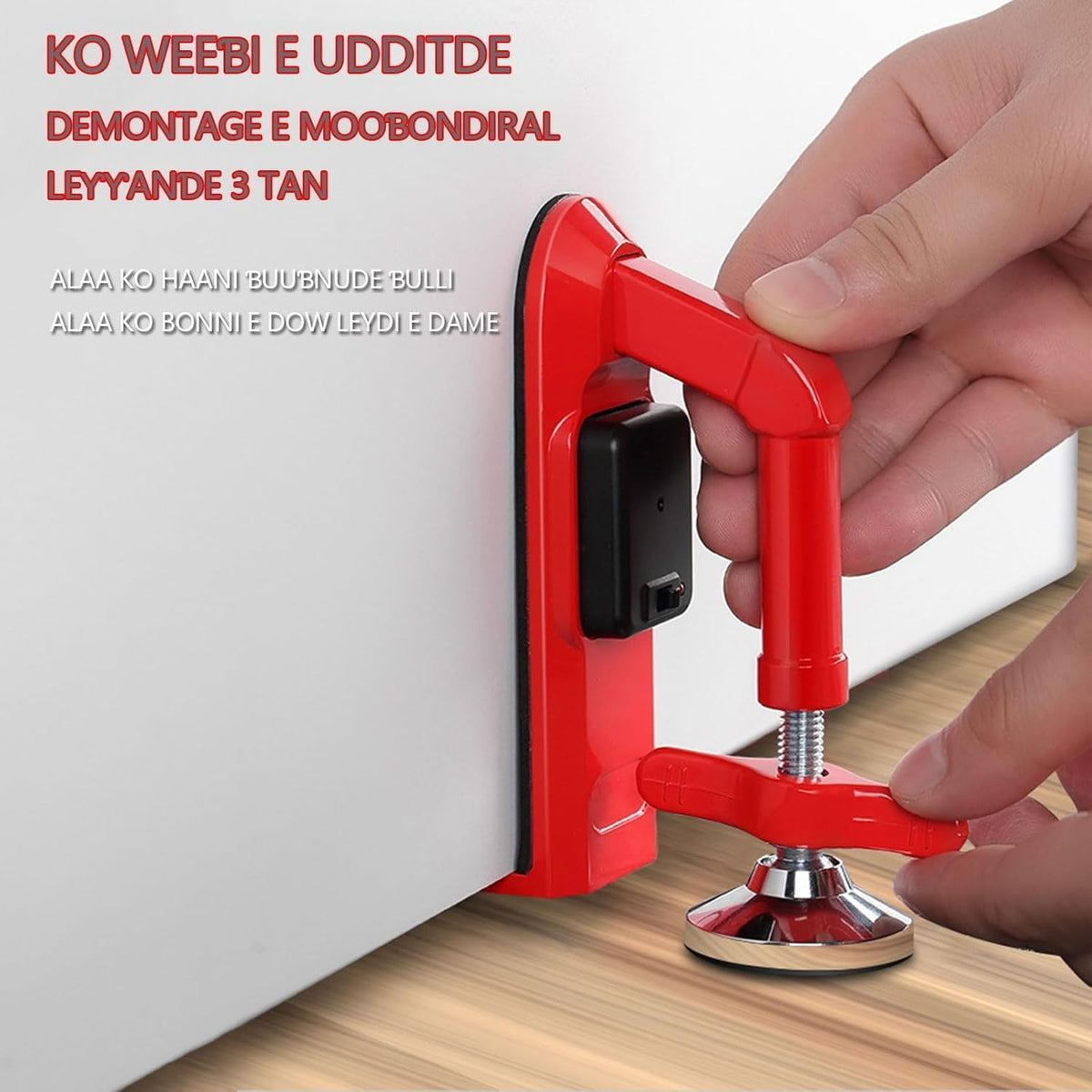 Portable Alarm Door Stopper, Portable Lock for Travel Anti Theft Door Blocker, Easy Install No Drill Safety Door Stopper Security, Hotel Room Apartment and Home Safety for Women, Children