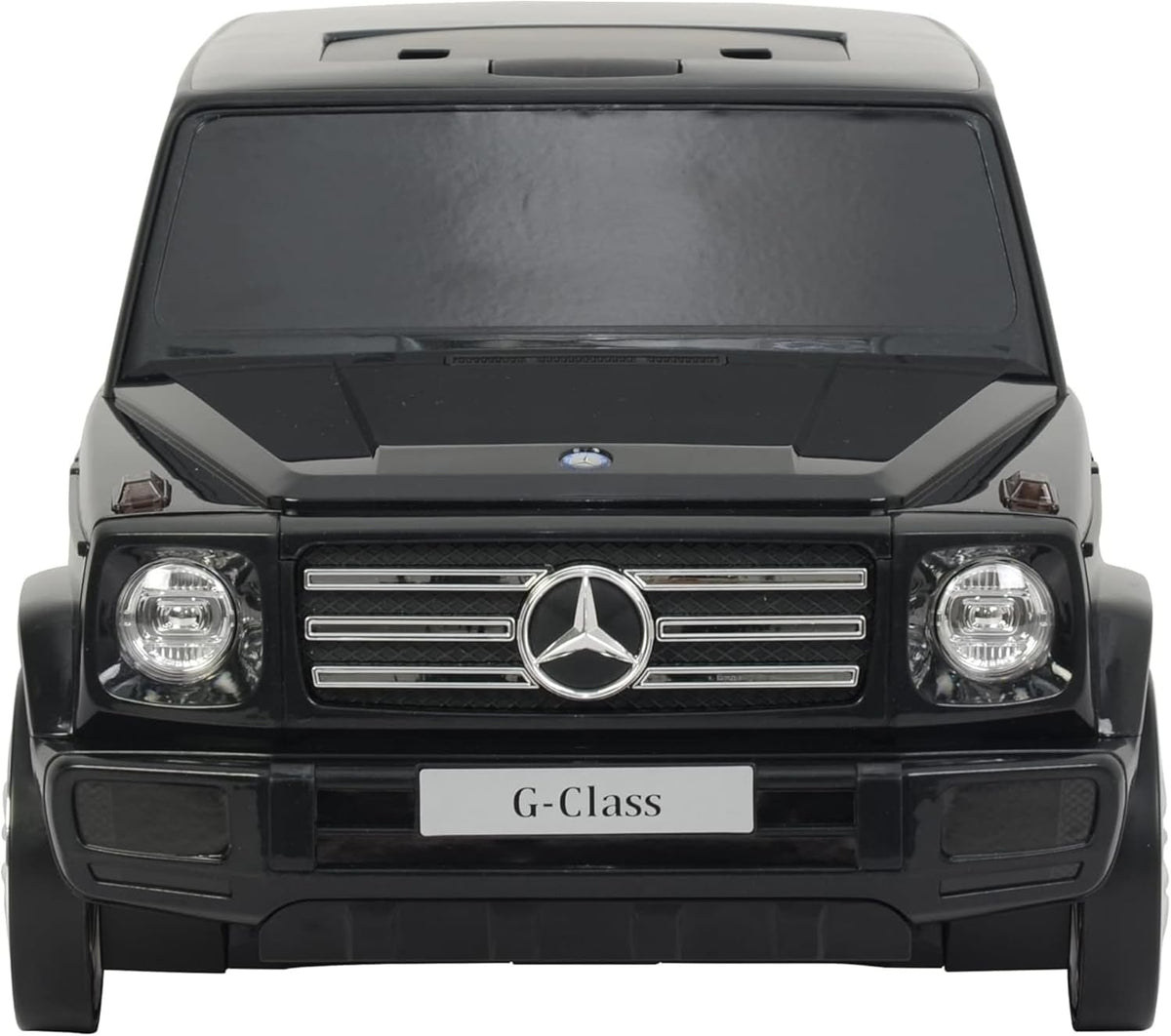 Best Ride On Cars Mercedes G-Class Suitcase Ride On Push Car, Carry-On Luggage for Travel, Realistic Car Look, Inbuilt Storage Space, Compact Size, For Kids Aged 2-6 Years, Large, Black