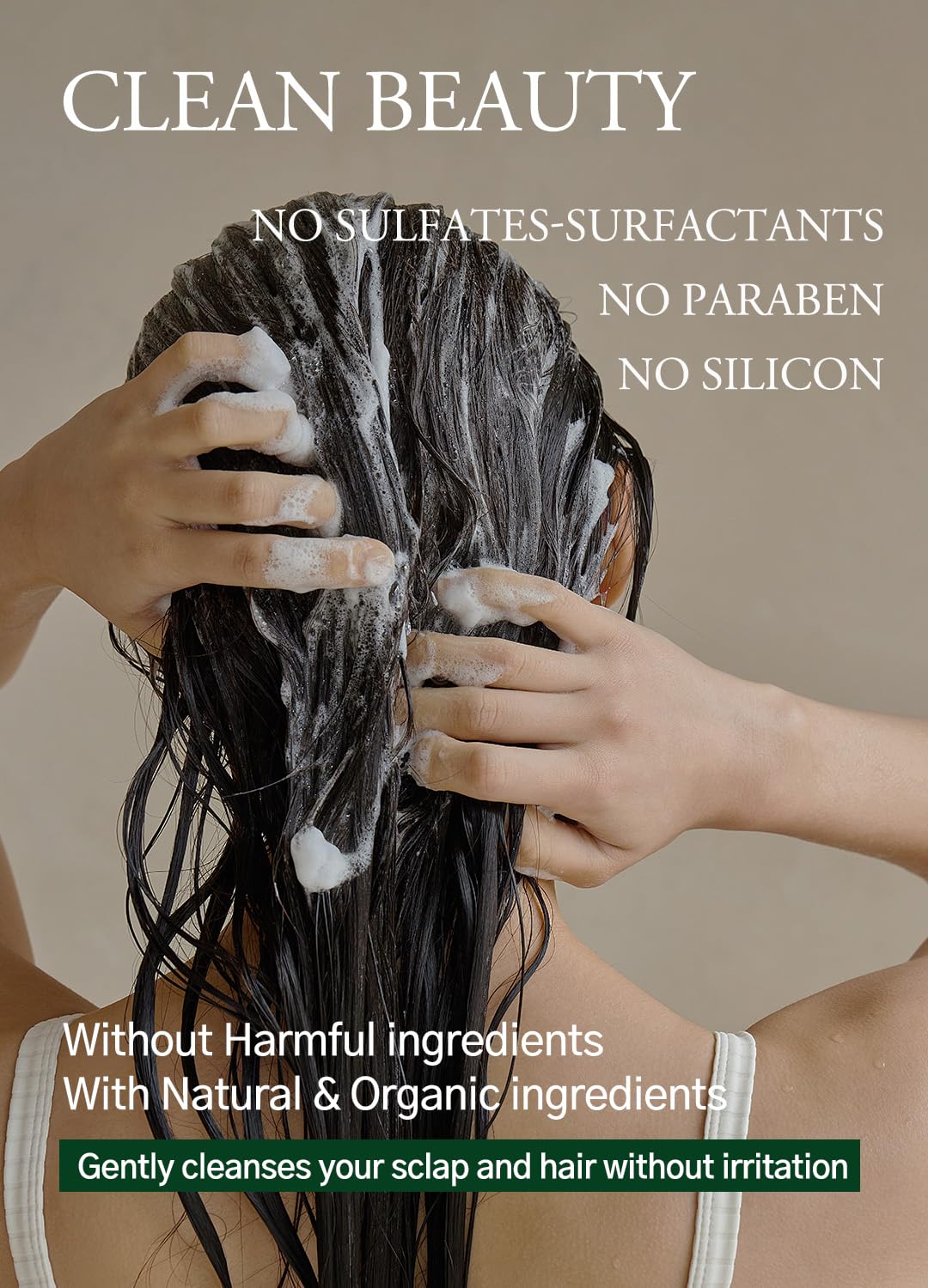 laferme Laminaria Shampoo with Organic Ingredient, Korean Clarifying Shampoo, Hydrating for Dry Hair, Strengthening for Weak Hair, Sulfate & Paraben-Free, for Women & Men, 33.8 FL OZ, Pear & Freesia