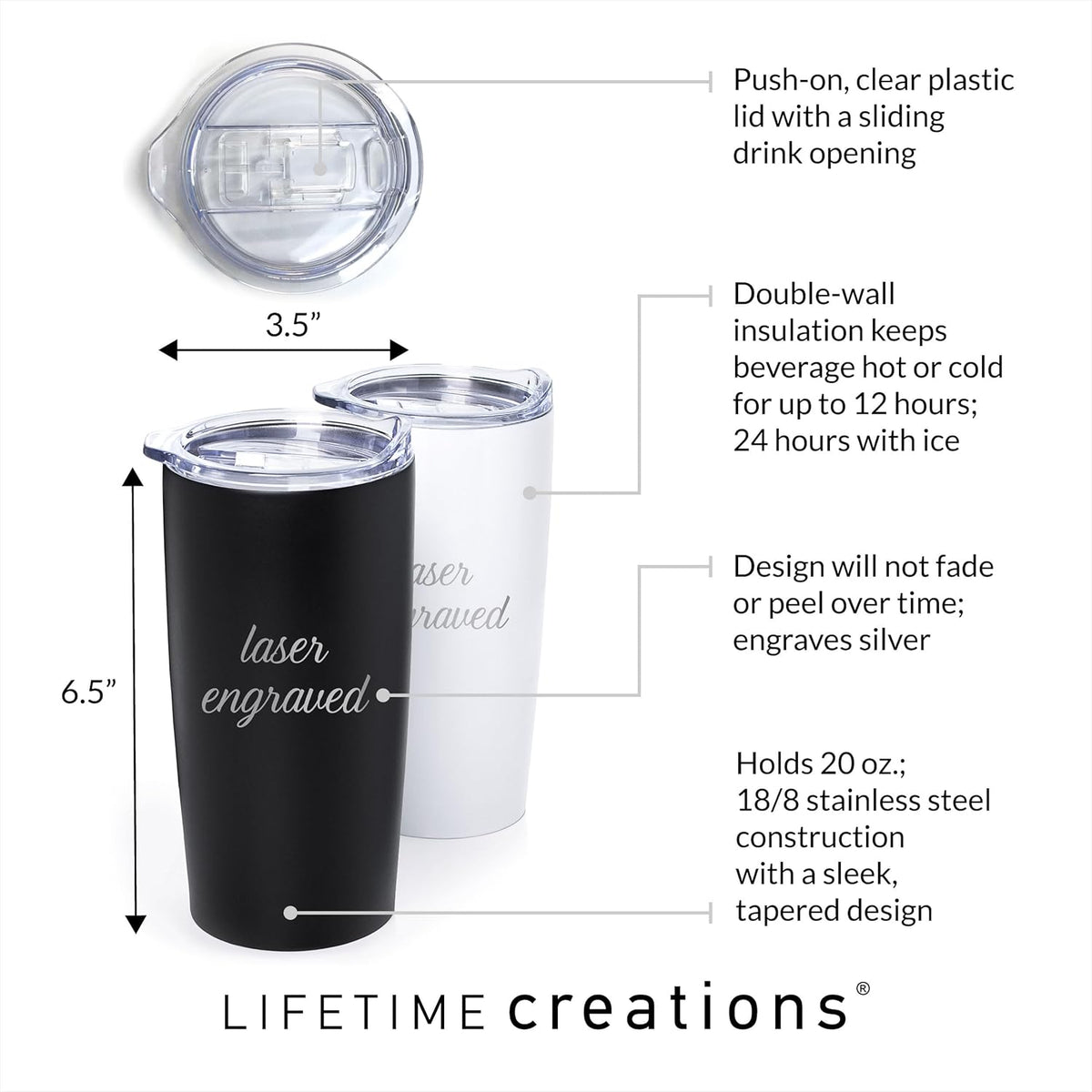 Lifetime Creations Custom Wrestling Coach Tumbler - Wrestler Coach Gifts for Men, Best Coach, Thank You Coaches, Wrestling Senior Night Gifts (Matte Black 20 Ounce Cup)