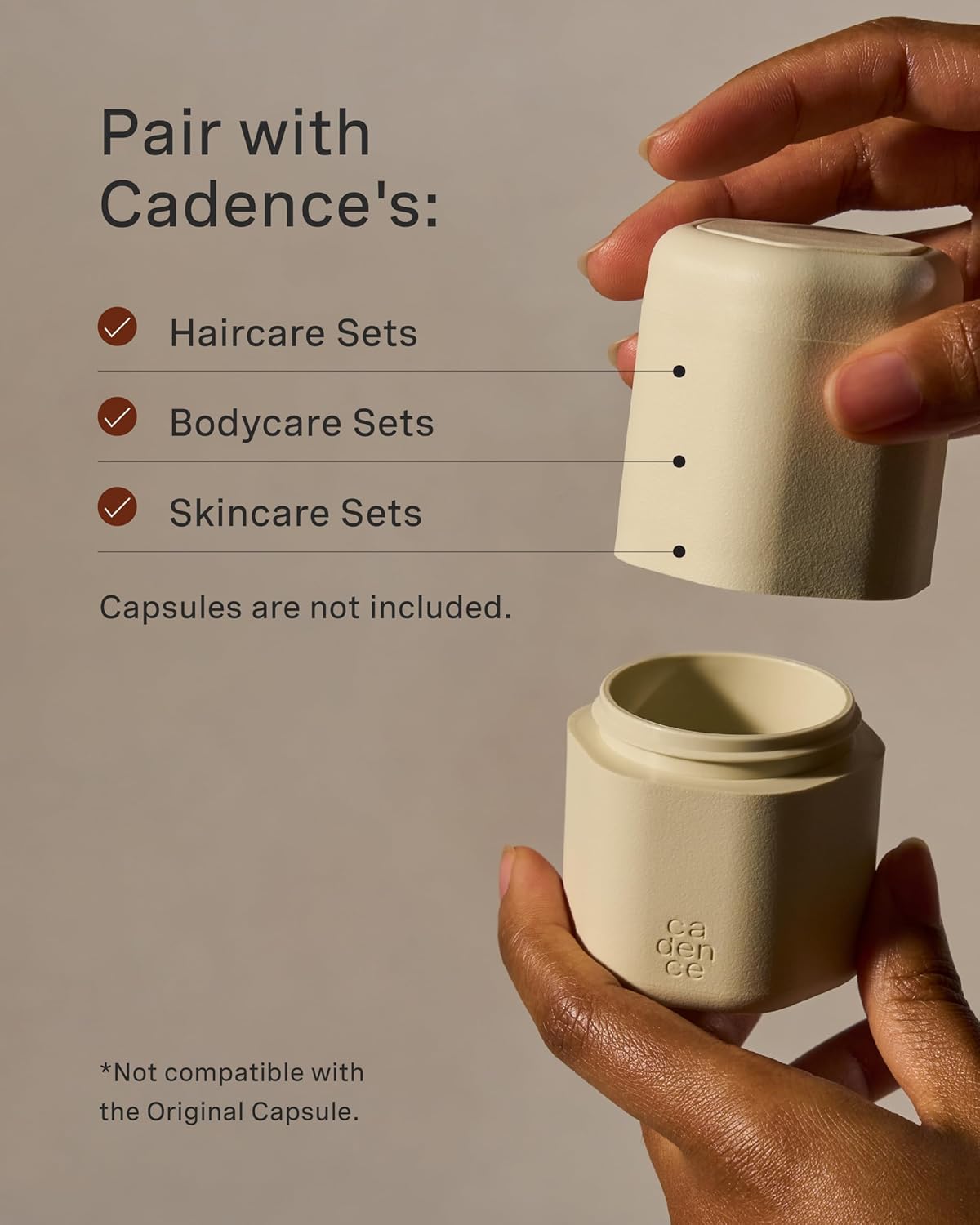 Cadence Extender - Add On to Any Flex Magnetic Containers with Lids,Extension to Travel Bottles for Toiletries - Carry On Travel Essentials For Women/Men - Adds Additional 1.43 fl oz - 3pk, Pacifiic