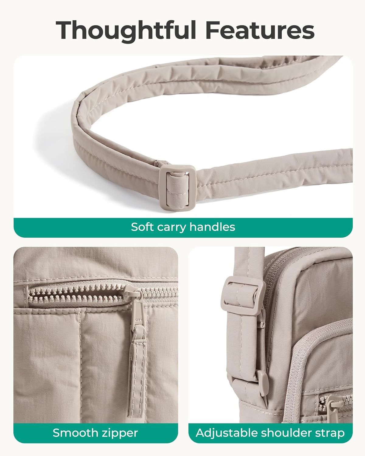 BAGSMART Small Crossbody Bags for Women, Cell Phone Crossbody Purse for Women Travel Wallet with RFID Blocking Card Slots