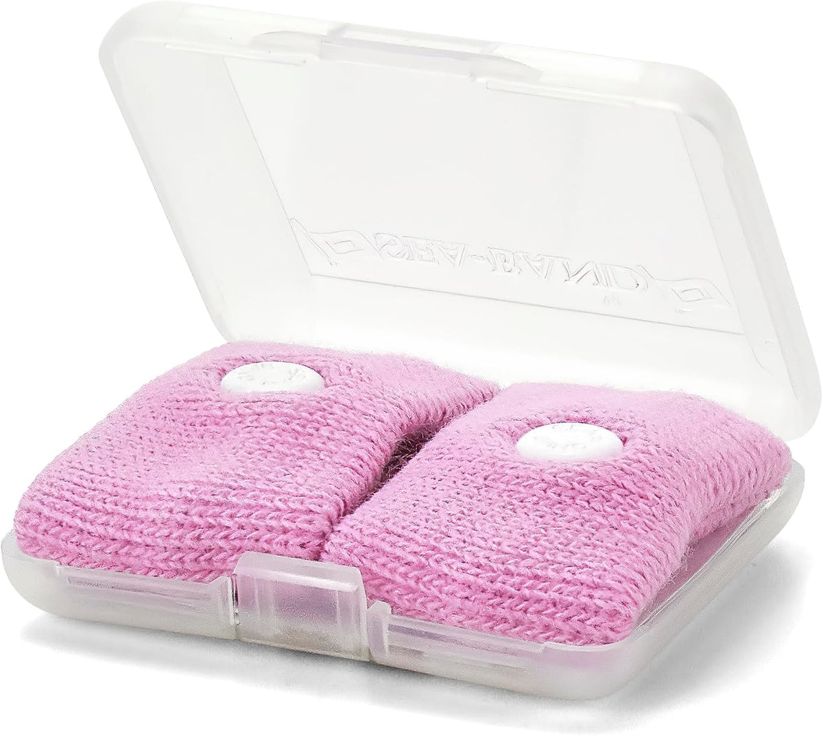 Sea-Band Anti-Nausea Acupressure Wristband for Motion & Morning Sickness - 1 Pair Pink