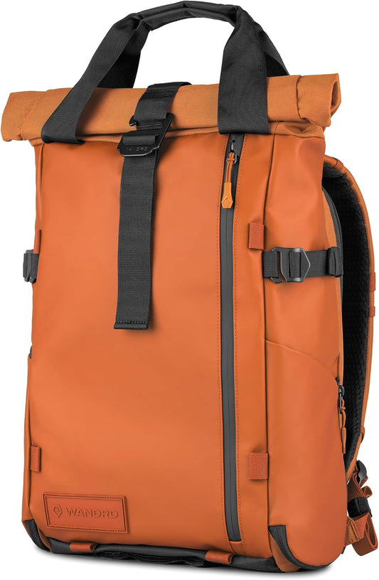 WANDRD All New PRVKE 21L V4: Weatherproof Travel and Camera Backpack, Everyday Carry Bag with Laptop Sleeve, Quick Side Access, Rolltop Expansion, Clamshell Opening – Versatile Photography Backpack