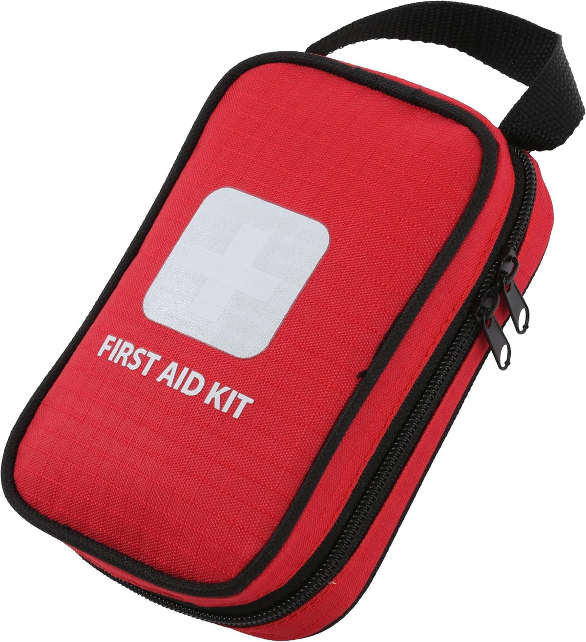 Thrive First Aid Safety Kit - 100-Piece Bag - Waterproof Pouch & Multi-Size Bandages, Wipes & Safety Pins - FSS Approved Products & Flex Spending Approved Items - Health Savings Eligible Products