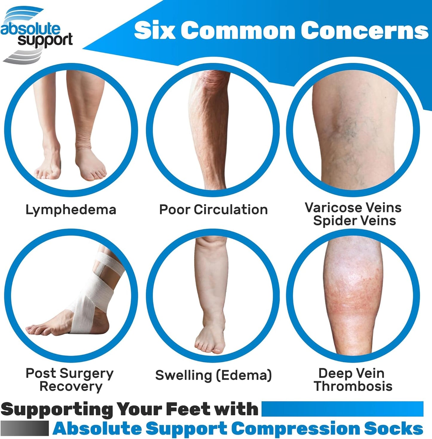(3 Pairs - Closed Toe) Made in USA - Sheer Compression Socks for Women 15-20mmHg - Compression Stockings for Varicose Veins Circulation, Thrombosis, Embolism - Black, Medium - A101BL2-3