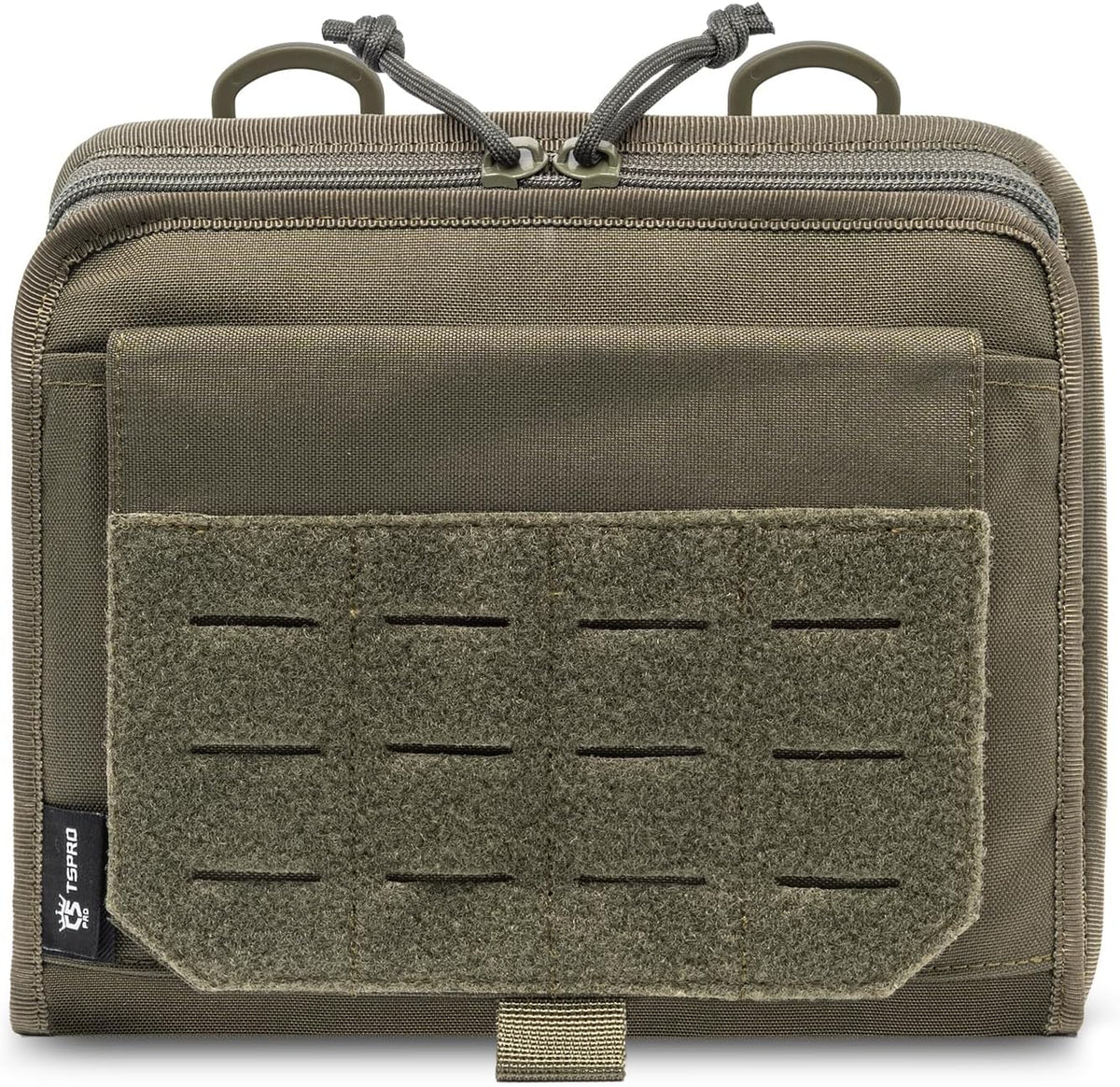TSPRO Ultra Tactical Molle Admin Pouch Utility EDC Pouch Tool Organizer Clam-Shell Molle Pouches for Tools and Medical Suppliers Organization