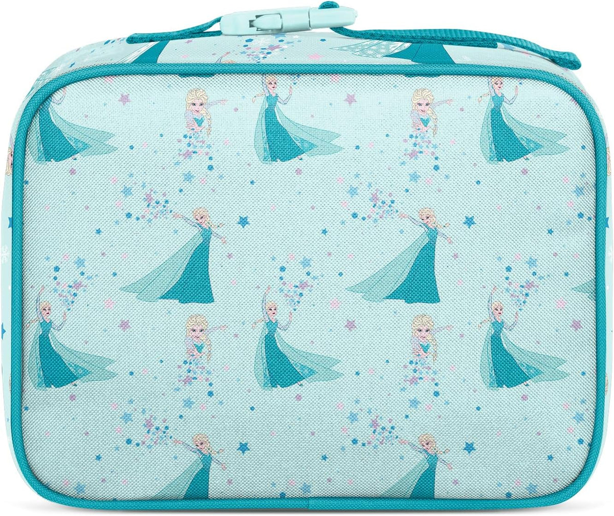 Simple Modern Disney Kids Lunch Box for School | Reusable Insulated Lunch Bag for Toddler, Girl, and Boy | Meal Container with Exterior & Interior Pockets | Hadley Collection | Frozen Elsa's Snowflake